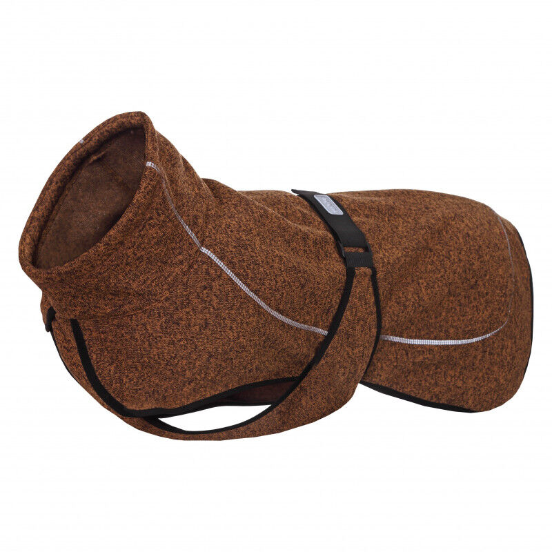 Rukka-Comfort-Strickjacke-warmer-Hundemantel-braun-42-70437 Rukka-Comfort-Strickjacke-warmer-Hundemantel-braun-42-70437