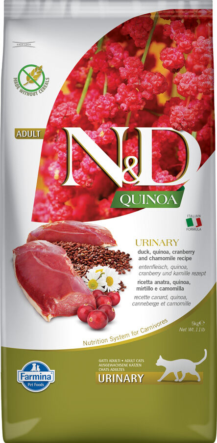 Trockenfutter-Farmina-ND-Quinoa-Urinary-Cat-Adult-Katze-Harngries-5-kg-58-03577