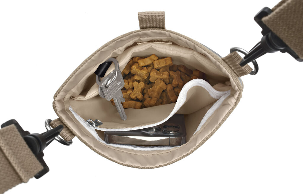 Hunter-Umhaenge-Snackbeutel-Alva-beige-Bauchtasche-Hunde-Leckerliebeutel-H-69846 Hunter-Umhaenge-Snackbeutel-Alva-beige-Bauchtasche-Hunde-Leckerliebeutel-H-69846