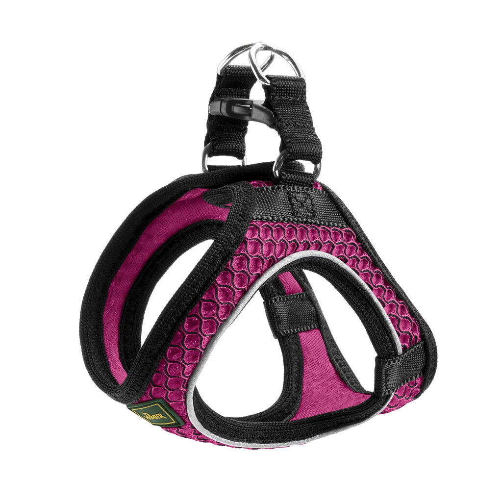 Hunter-Geschirr-Hilo-Comfort-Mesh-mit-Reflektorstreifen-pink-Stepin-Hundegeschirr-fuer-kleine-Hunde-H-66661