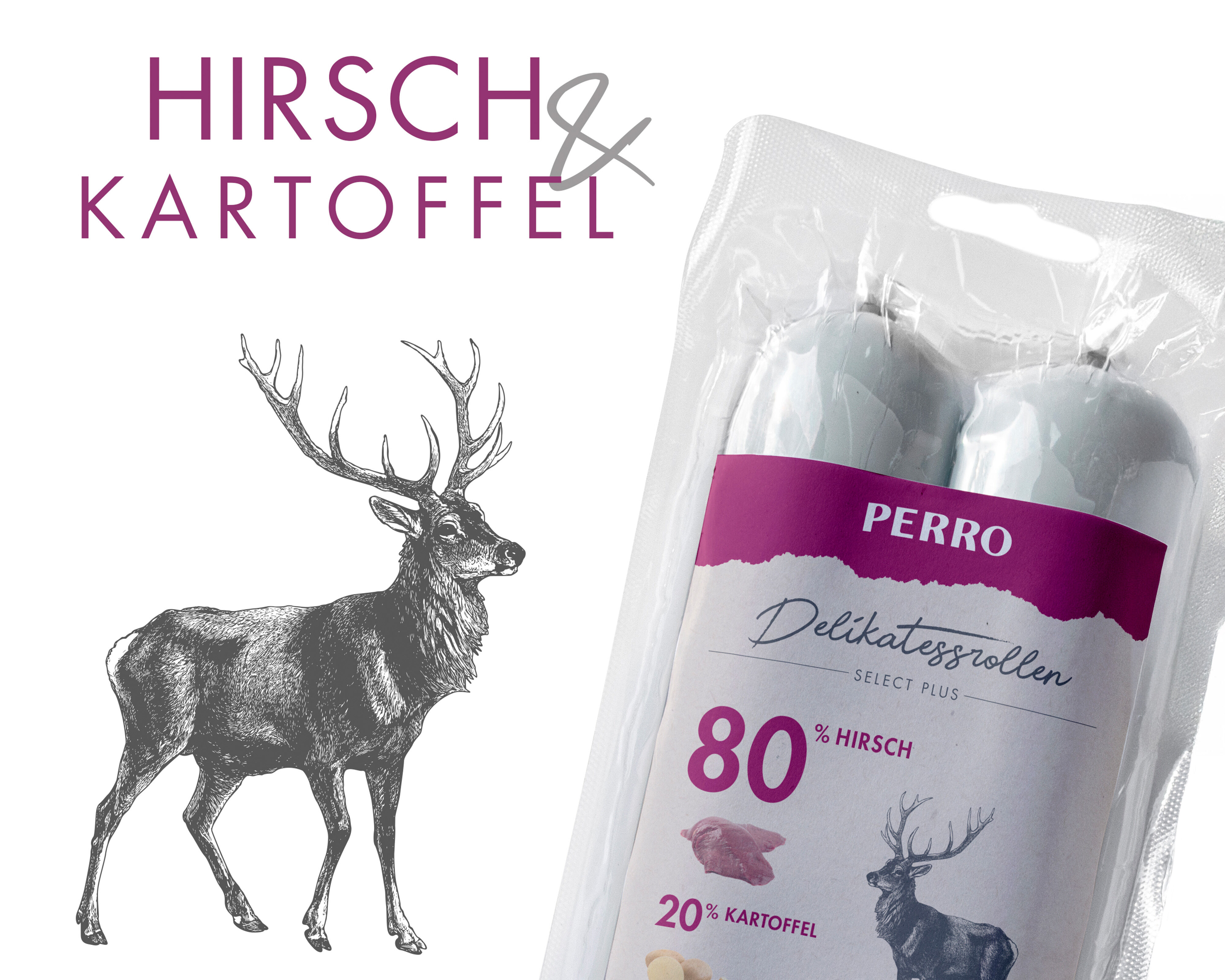 PERRO-Delikatessrolle-Hirsch-Kartoffel-Fleischwurst-fuer-Hunde-181564