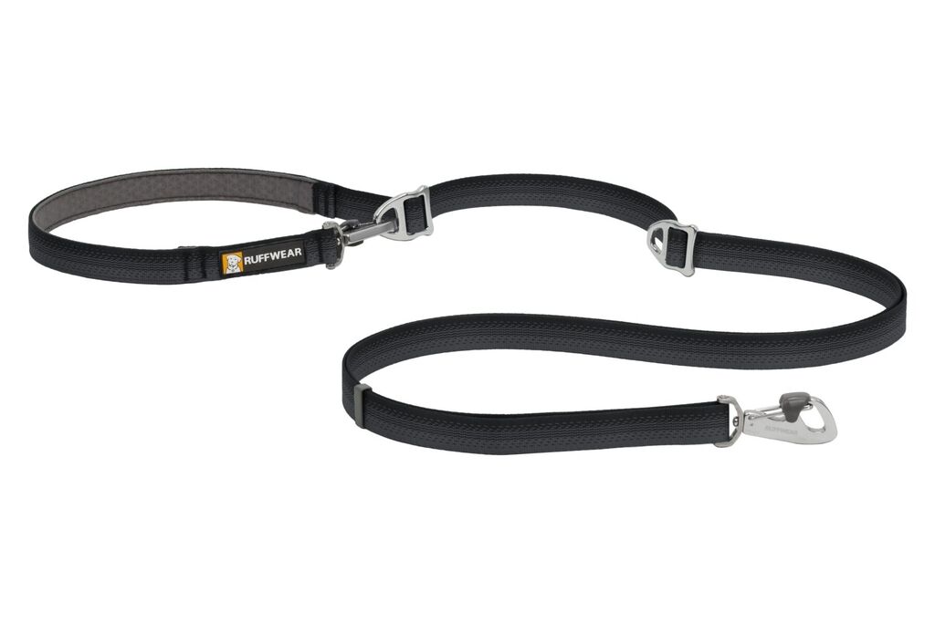 RUFFWEAR-Verstellbare-Hundeleine-Switchbak-Leash-Basalt-Gray-Joggingleine-fuer-Hunde-RU-16456