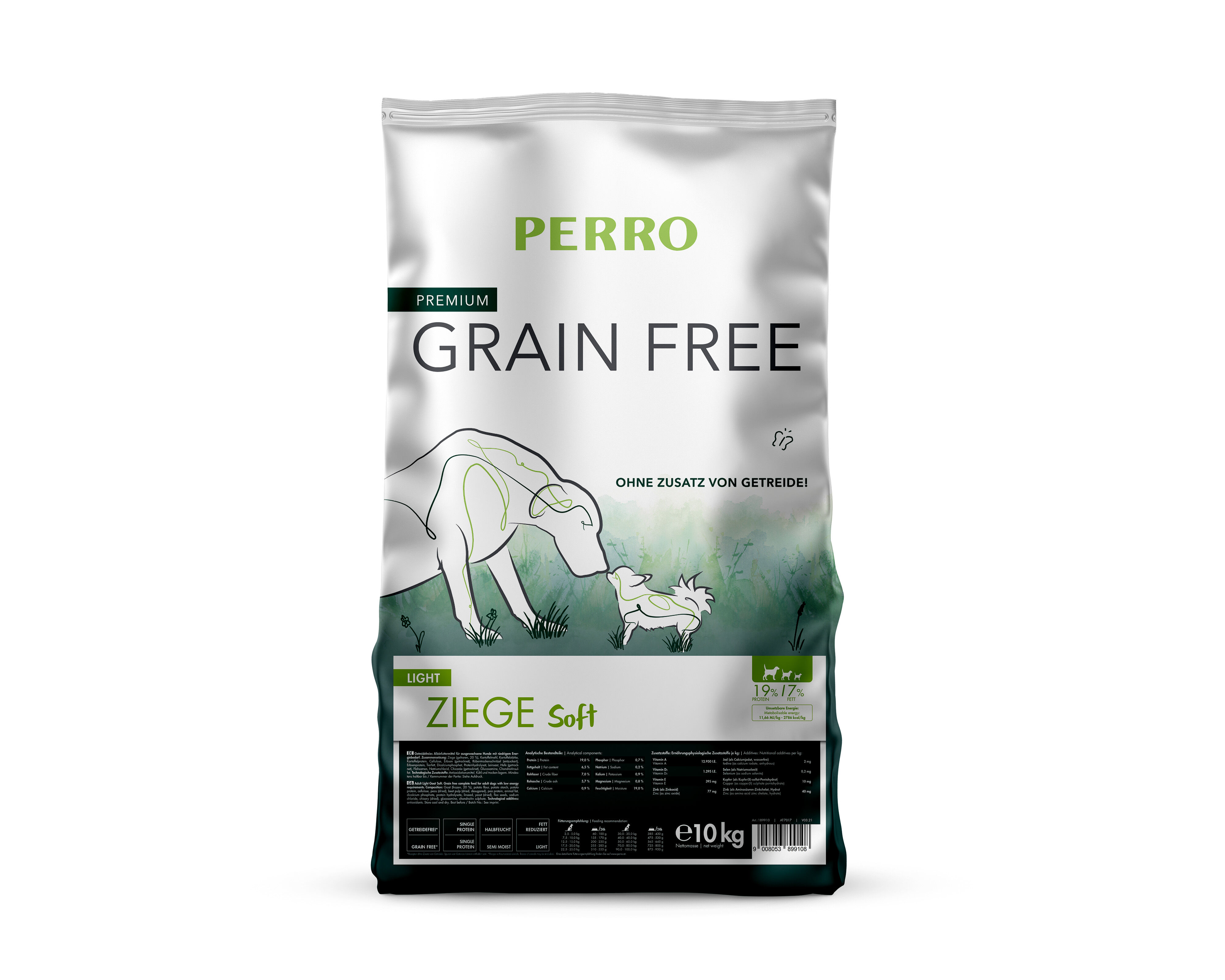PERRO-Grain-Free-Ziege-Soft-Light-hunde-trockenfutter-diaet-abnehmen-10-kg-189902