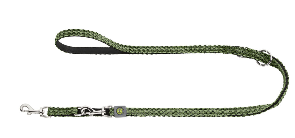 Hunter-verstellbare-Fuehrleine-Hilo-Mesh-lindgruen-reflektierende-Hundeleine-waschbar-H-66652 Hunter-verstellbare-Fuehrleine-Hilo-Mesh-lindgruen-reflektierende-Hundeleine-waschbar-H-66652