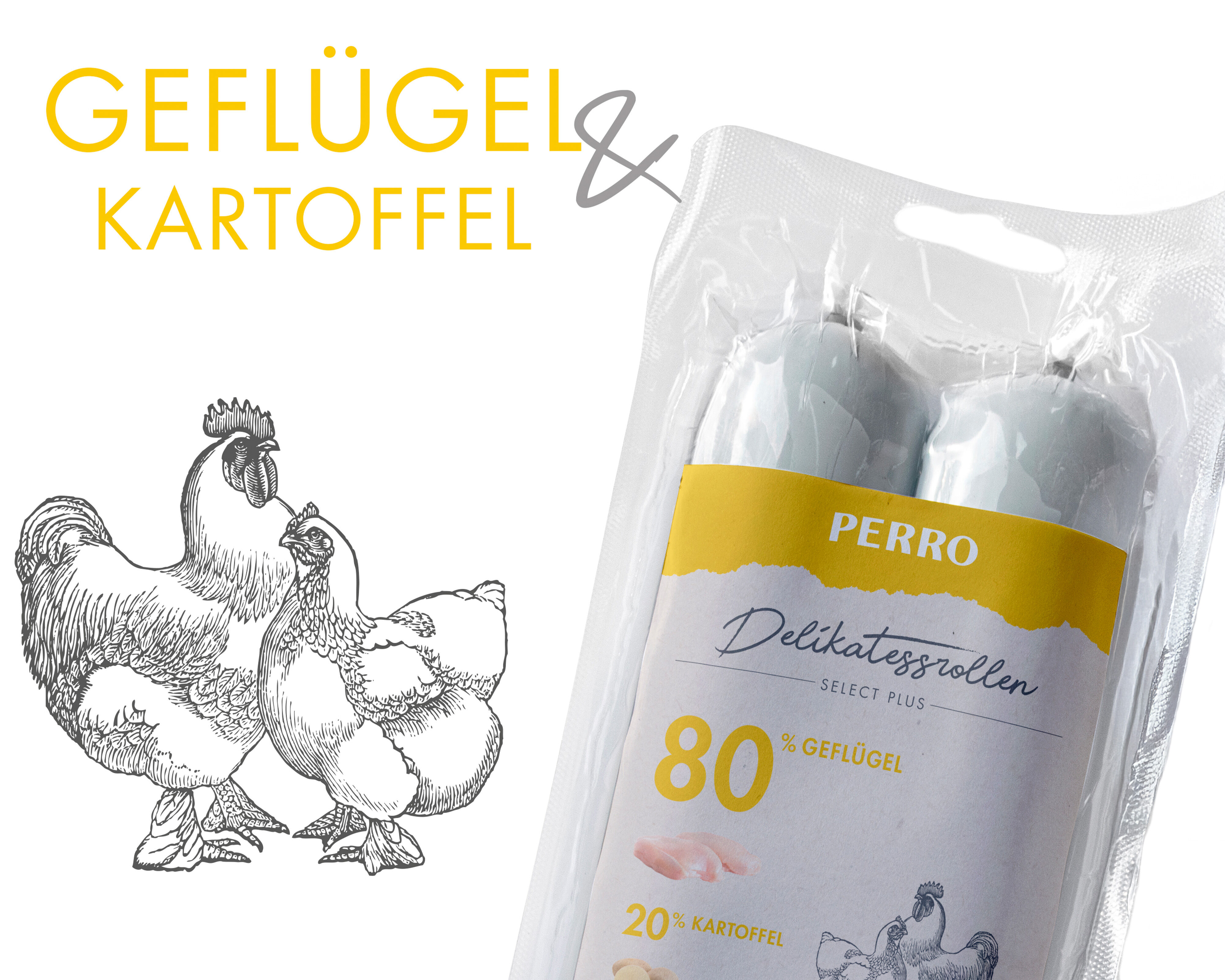 PERRO-Delikatessrolle-Gefluegel-Kartoffel-Hunde-Fleischwurst-181565