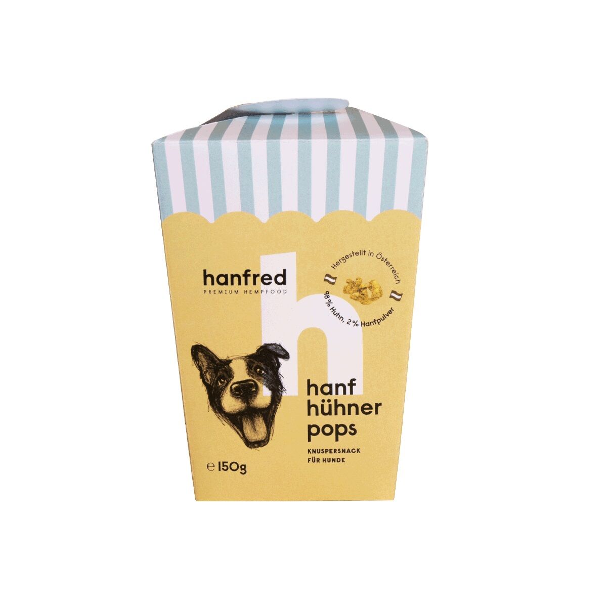 Hanfred-Hanf-Huehner-Pops-Popcorn-fuer-den-Hund-knusprige-Haehnchenhaut-mit-Hanfpulver-71-78024