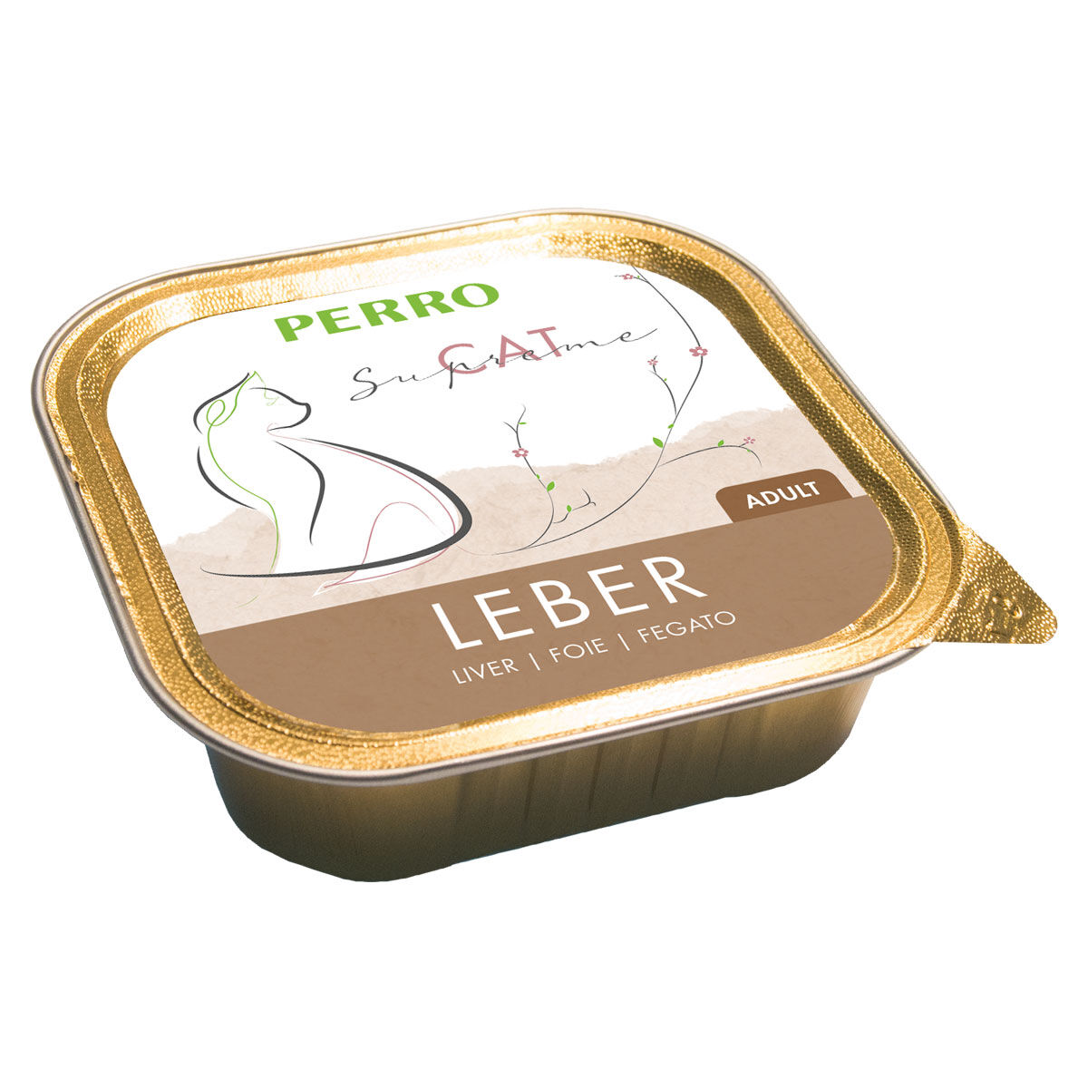 PERRO-Tiernahrung-Cat-Supreme-Adult-Leber-100g-glutenfreies-Nassfutter-in-der-Dose-fuer-Katzen-182132