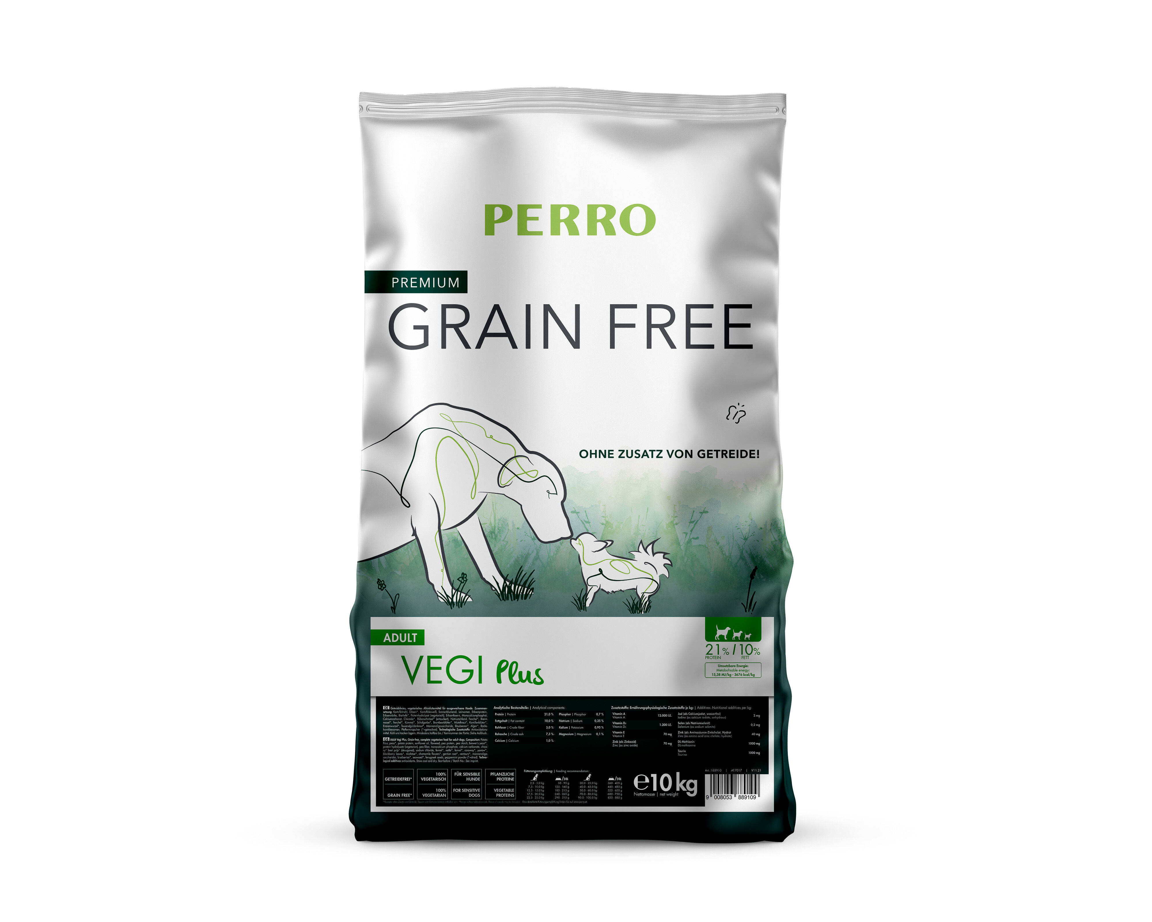 PERRO-Grain-Free-Vegi-Plus-hundefutter-trockenfutter-vegetarisch-fleischlos-ohne-Getreide-10-kg-188902
