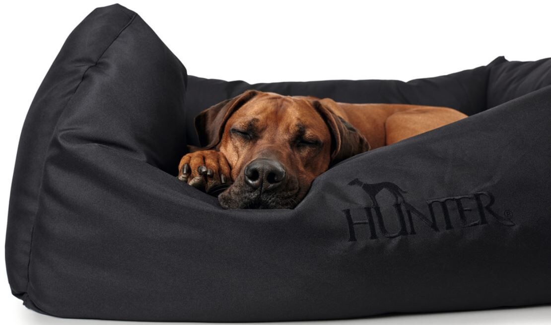 Hunter-Hundesofa-Gent-Antibakteriell-hunde-schlafplatz-schwarz-H-61808