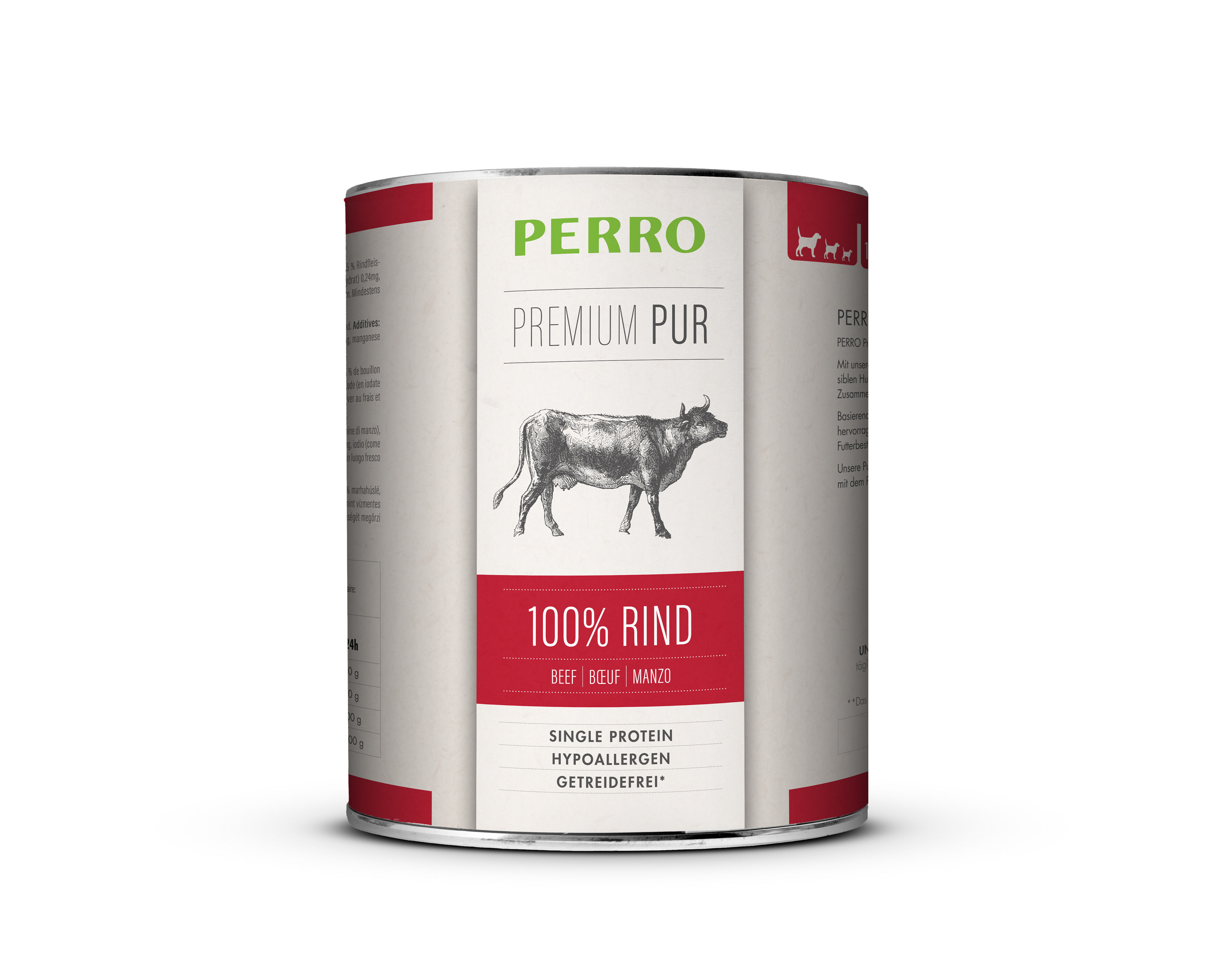 Perro-Premium-Rind-nassfutter-hund-100-fleisch-820g-neu-181204