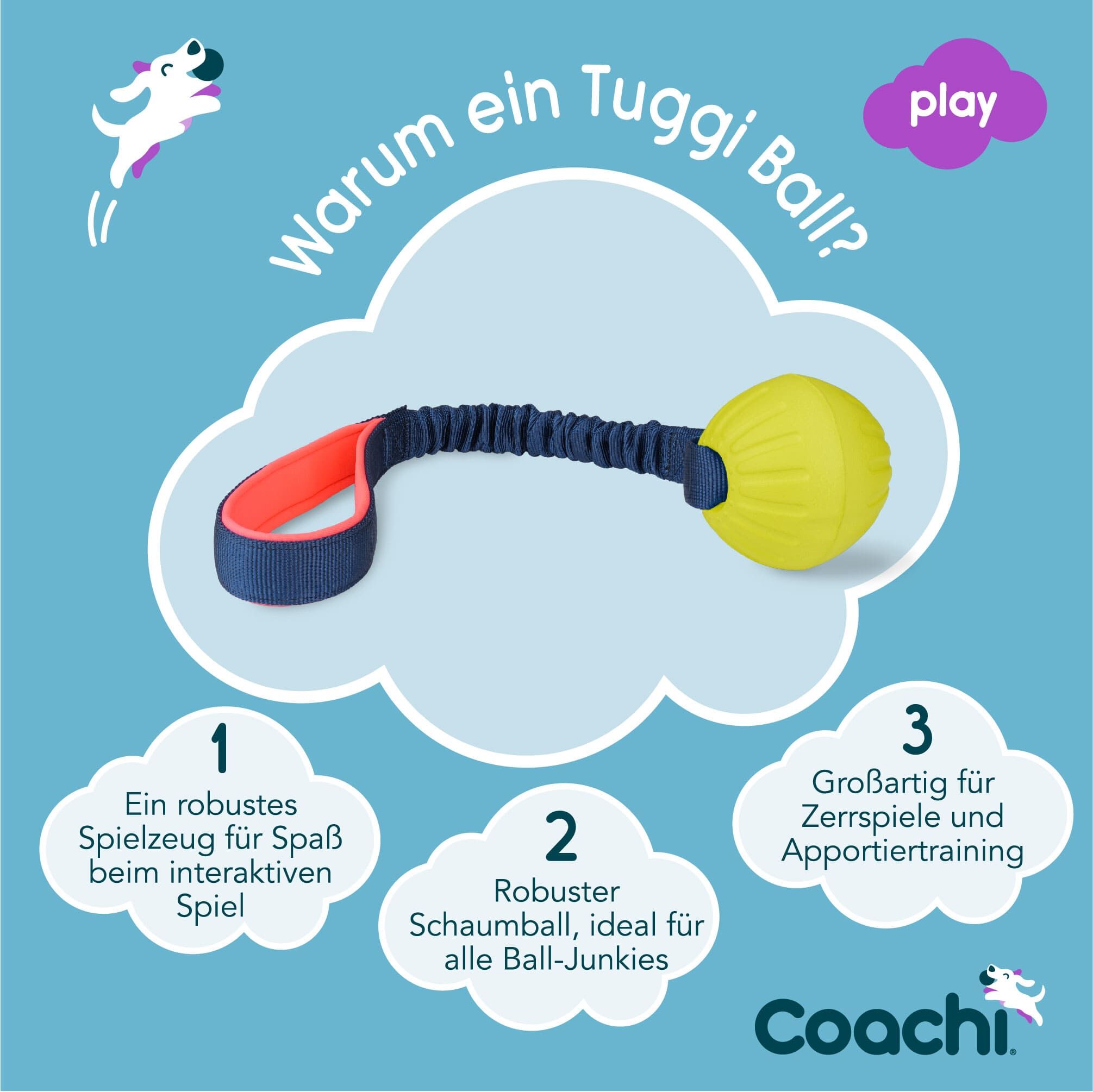 Company-of-Animals-Coachi-Tuggi-Ball-interaktives-Spielen-robuster-Schaumball-leicht-und-zahnschonend-zum-Zerren-und-Apportieren-50-41550