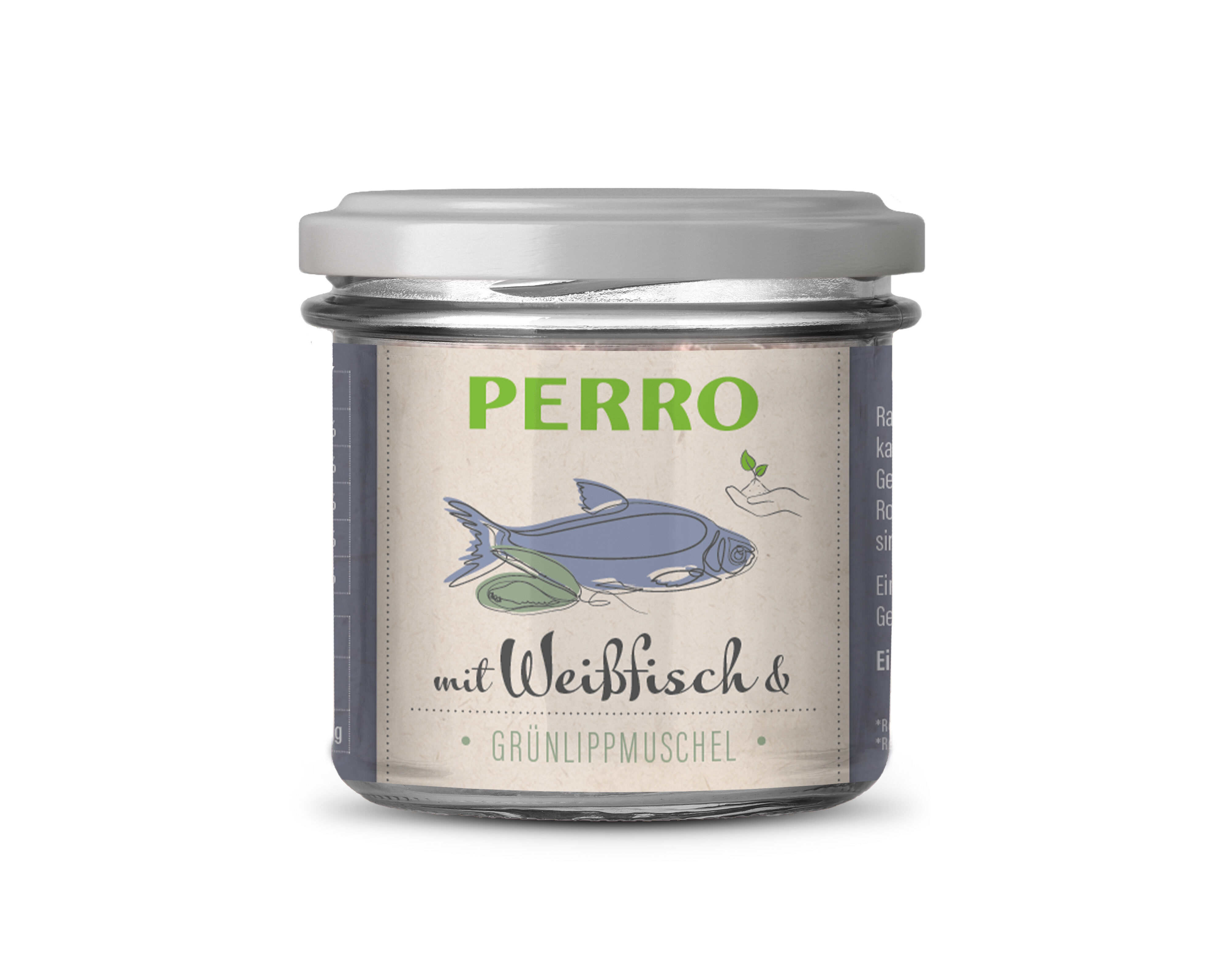 PERRO-Geniesser-Glas-Katzenfutter-Weissfisch-Gruenlippmuschel-59-83330