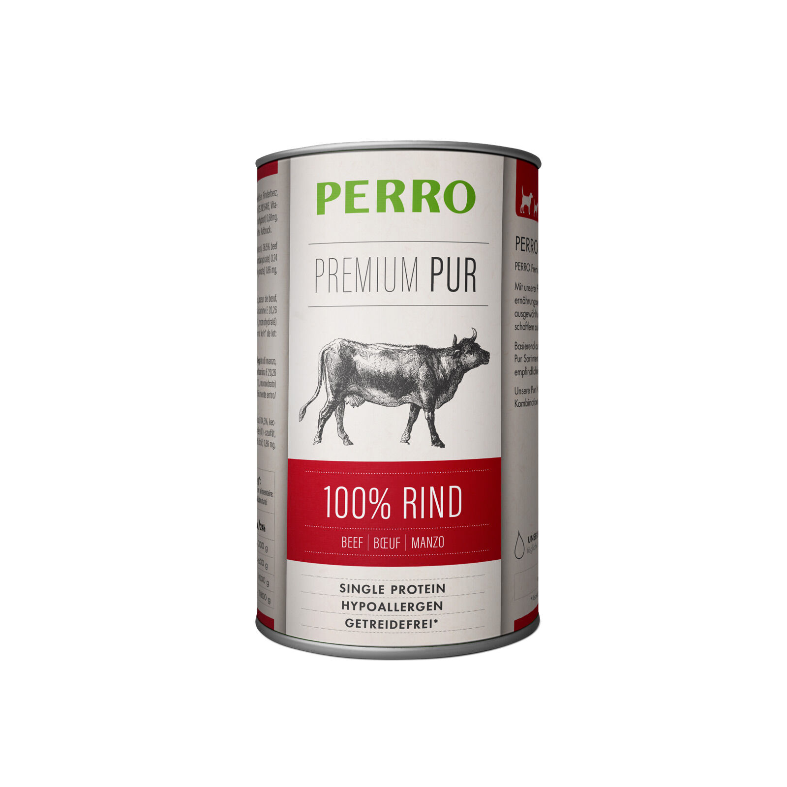 PERRO-Premium-Pur-Rind-410-g-Hund-Nassfutter-viel-Fleisch-181204