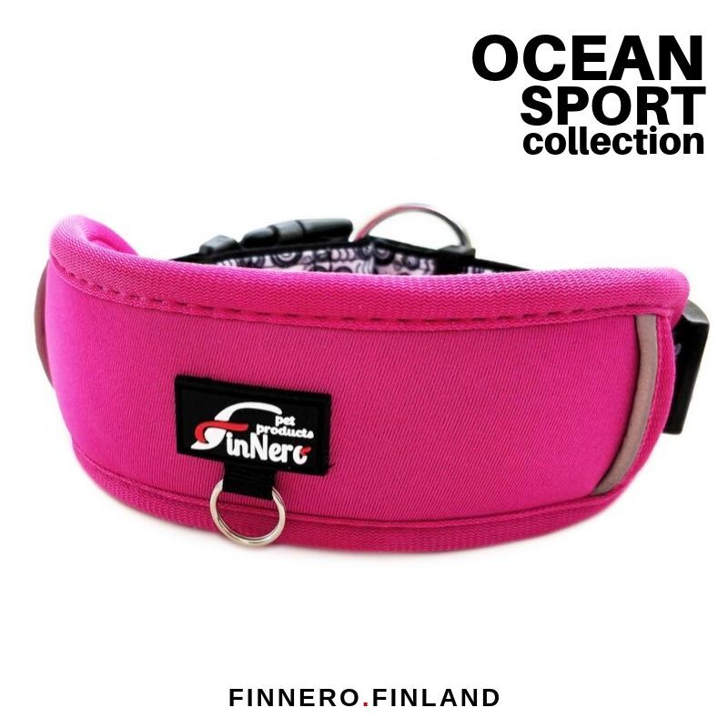 FinNero-OCEAN-SPORT-Fastex-Hunde-Halsband-hohe-sichtbarkeit-44-00699