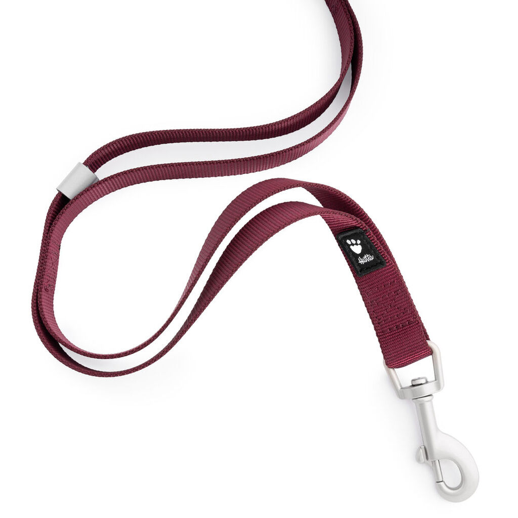 Hurtta-Hundeleine-Weekend-Warrior-Standard-Leash-aubergine-mit-Neoprengriff-HU-934876