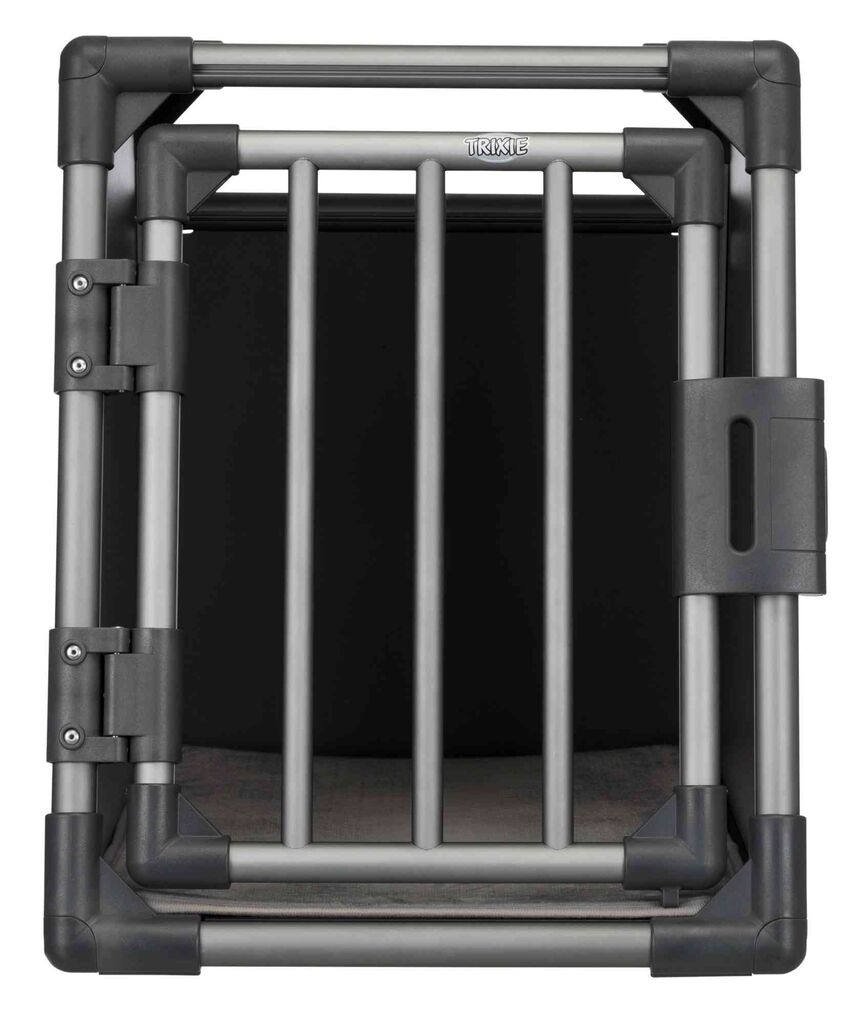 Trixie-Transportbox-Aluminium-graphit-S-Metall-Box-Hunde-24-39335 Trixie-Transportbox-Aluminium-graphit-S-Metall-Box-Hunde-24-39335