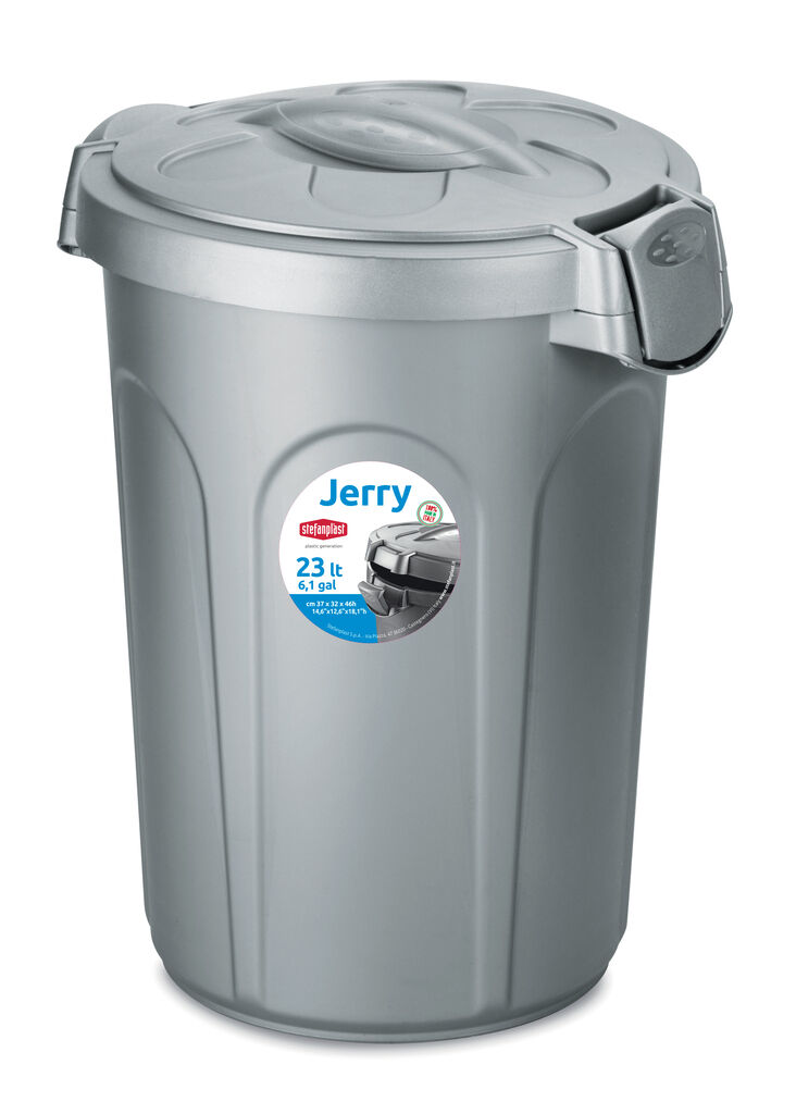 Stefanoplast-Futtertonne-Jerry-grau-38-70250 Stefanoplast-Futtertonne-Jerry-grau-38-70250