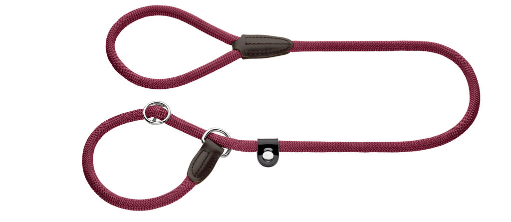 Hunter-Retriever-Leine-Freestyle-bordeaux-Umhaengeleine-verstellbar-H-32889