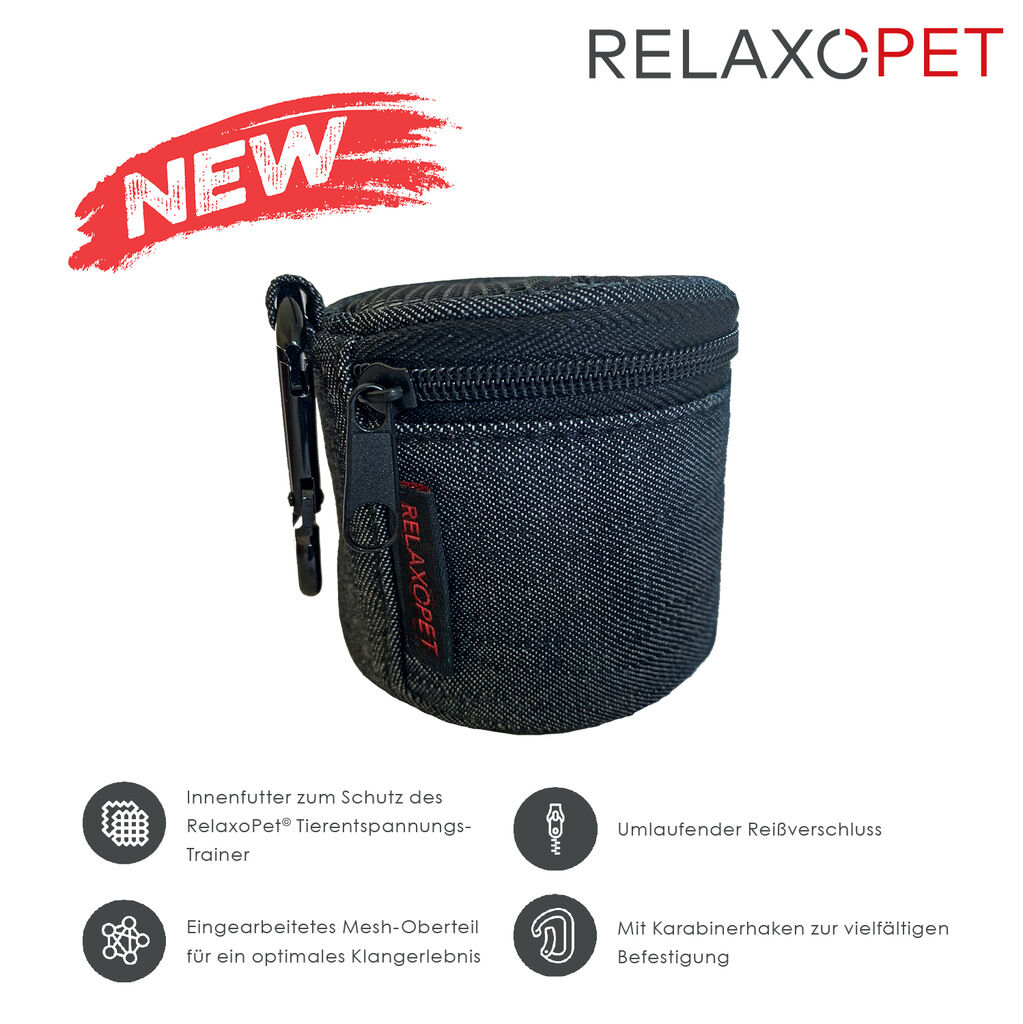 RelaxoPet-Pet-Relaxing-System-Smart-PRO-Transporttasche-Entspannung-Klangfolgen-Hund-Katze-bei Stress-RP-1001