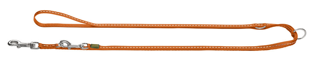 Hunter-Verstellbare-Fuehrleine-Tripoli-reflektierend-orange-verstellbare-Hundeleine-H-65523 Hunter-Verstellbare-Fuehrleine-Tripoli-reflektierend-orange-verstellbare-Hundeleine-H-65523