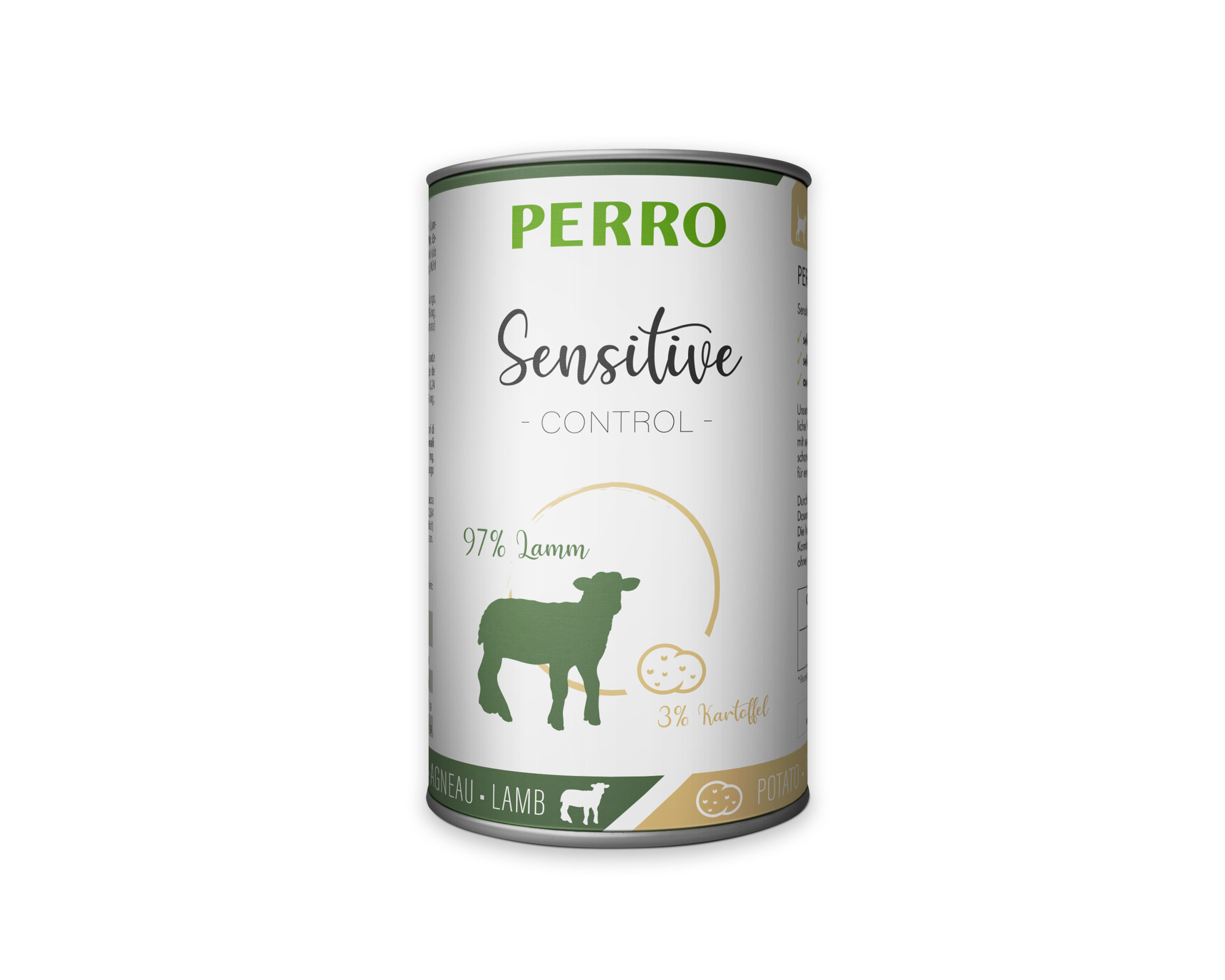 PERRO-Tiernahrung-Sensitive-Control-Lamm-Kartoffel-410g-hypoallergenes-Nassfutter-fuer-ernaehrungssensible-Hunde-181224