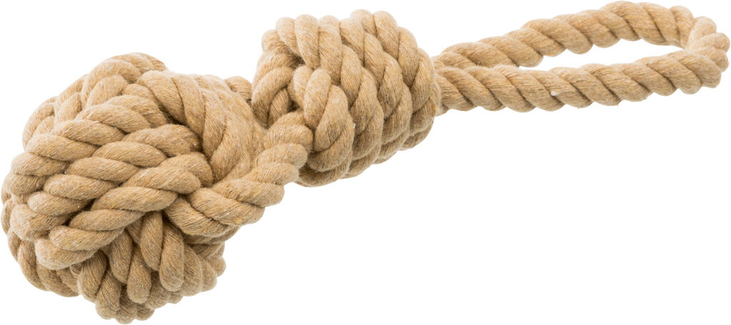 Trixie-Be-Nordic-Knoten-Ball-am-Tau-Zerrspielzeug-fuer-Hunde-aus-Baumwolle-24-32632