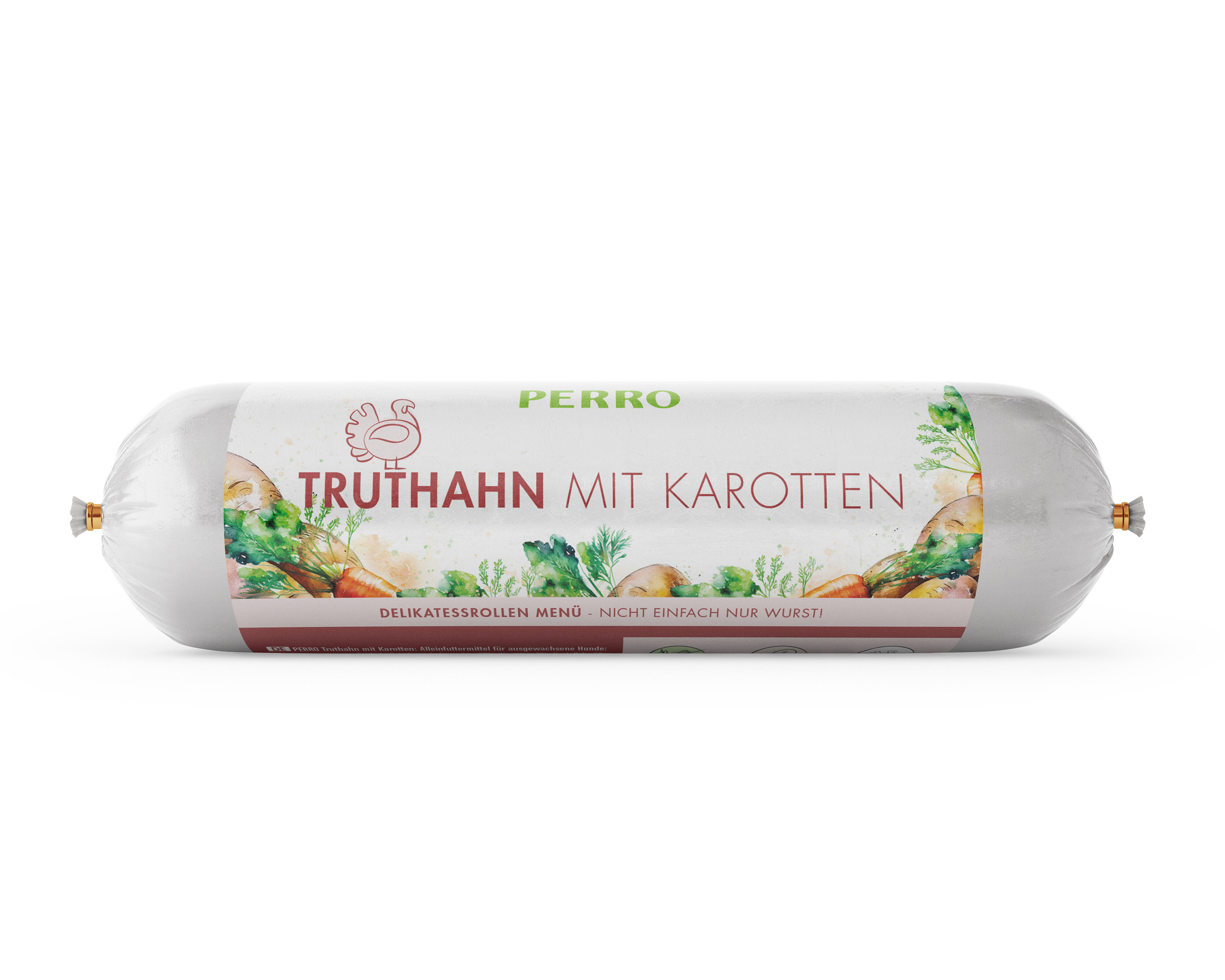 PERRO-Delikatessrollen-Menue-Truthahn-Pute-Karotte-Kartoffel-gletreidefreie-schnittfeste-Hundewurst-182492