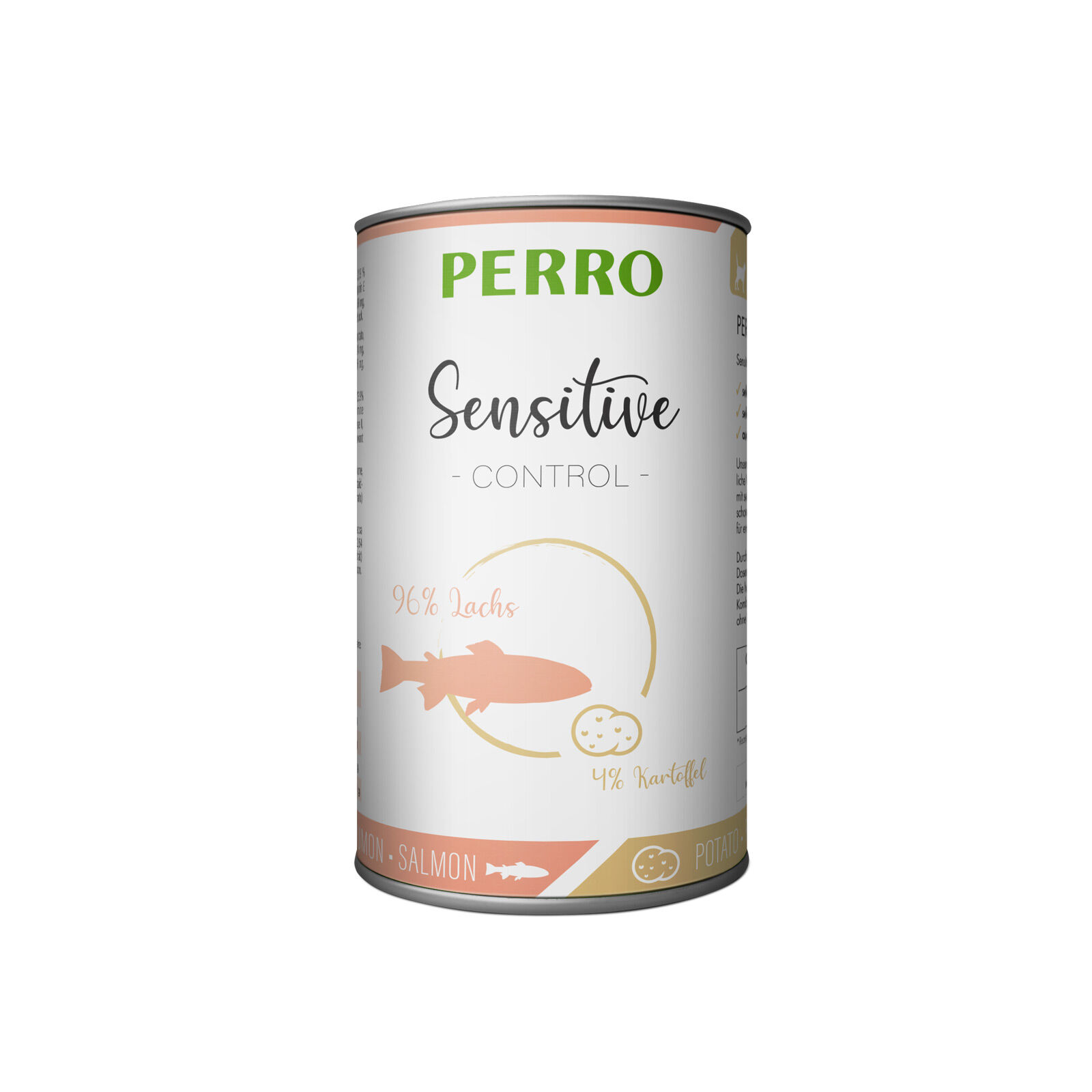 PERRO-Tiernahrung-Sensitive-Control-Lachs-Kartoffeln-410g-Frischfleisch-Nassfutter-fuer-Hunde-181226