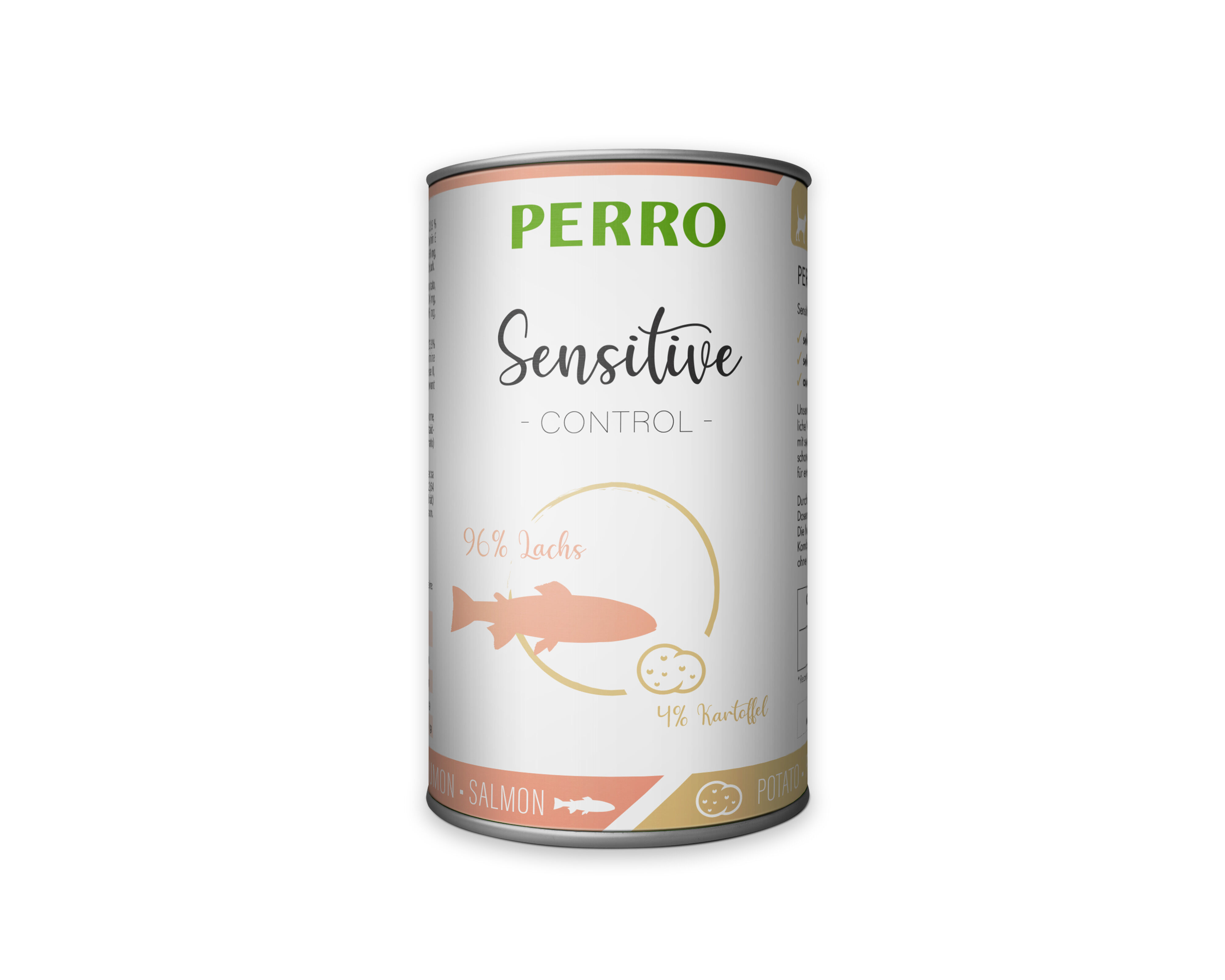 PERRO-Tiernahrung-Sensitive-Control-Lachs-Kartoffeln-410g-Frischfleisch-Nassfutter-fuer-Hunde-181226