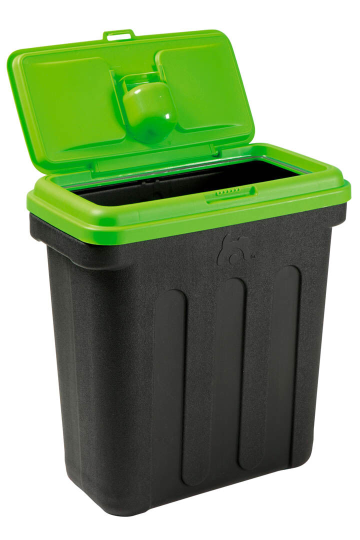 Maelson-Futtercontainer-mit-Futterschaufel-Dry-Box-Schwarz-Gruen-Aufbewahrungsbehaelter-fuer-Hundefutter-31-04049 Maelson-Futtercontainer-mit-Futterschaufel-Dry-Box-Schwarz-Gruen-Aufbewahrungsbehaelter-fuer-Hundefutter-31-04049