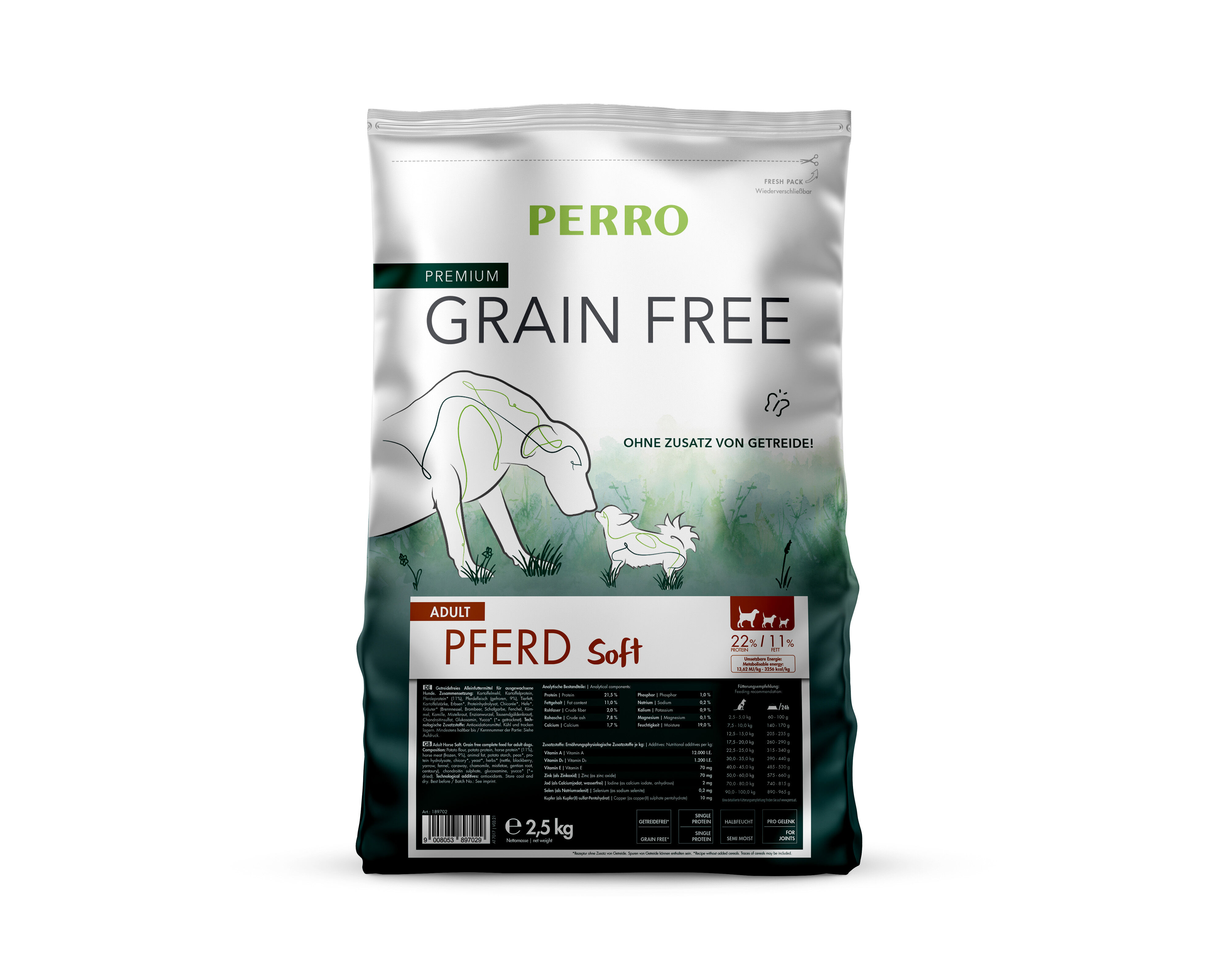 PERRO-Grain-Free-Pferd-Soft-Adult-hunde-trockenfutter-weich-getreidefrei-2-5-kg-189702 PERRO-Grain-Free-Pferd-Soft-Adult-hunde-trockenfutter-weich-getreidefrei-2-5-kg-189702