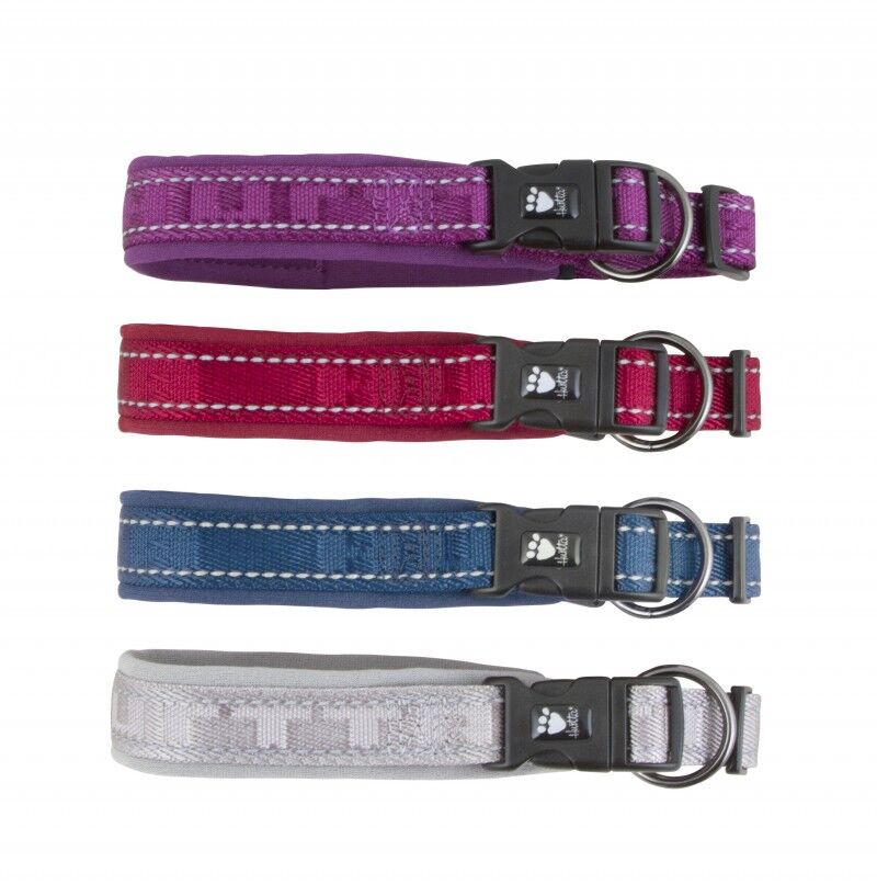 Hurtta-Casual-Padded-Collar-Halsband-Fastex-Hundehalsband-rekflektierend-mit-Klickverschluss-HU-932868