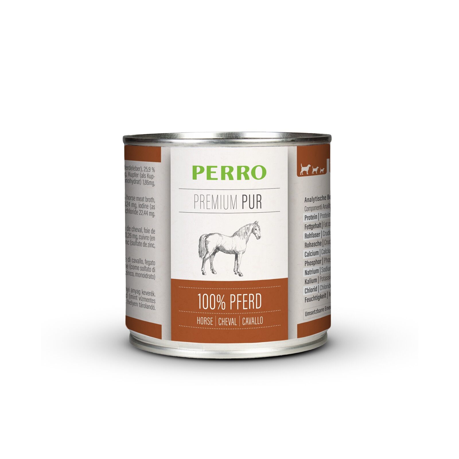 PERRO-Premium-Pur-Pferd-200g-Nassfutter-Hund-181202