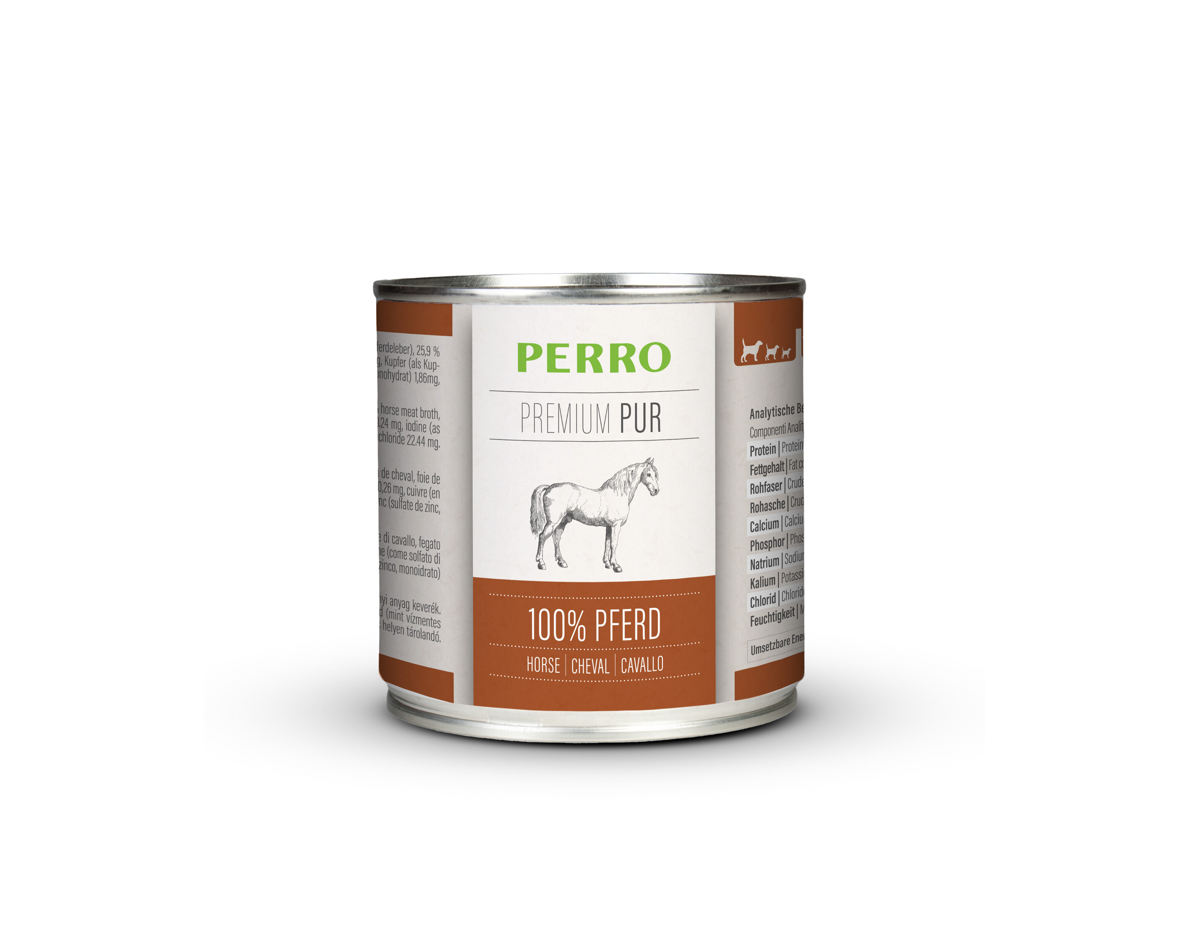 PERRO-Premium-Pur-Pferd-200g-Nassfutter-Hund-181202