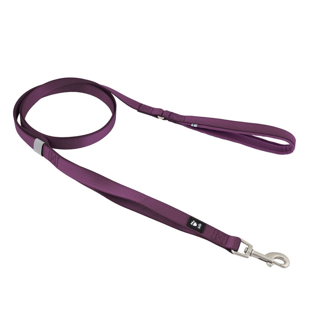 Hurtta-Hundeleine-Weekend-Warrior-Standard-Leash-aubergine-reflektierend-HU-934876