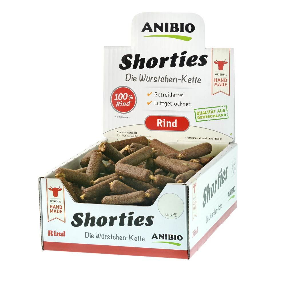 Anibio-Shorties-Rind-Endloswuerstchen-luftgetrocknet-ohne Zusaetze-gluten-und-getreidefrei-SB-78801