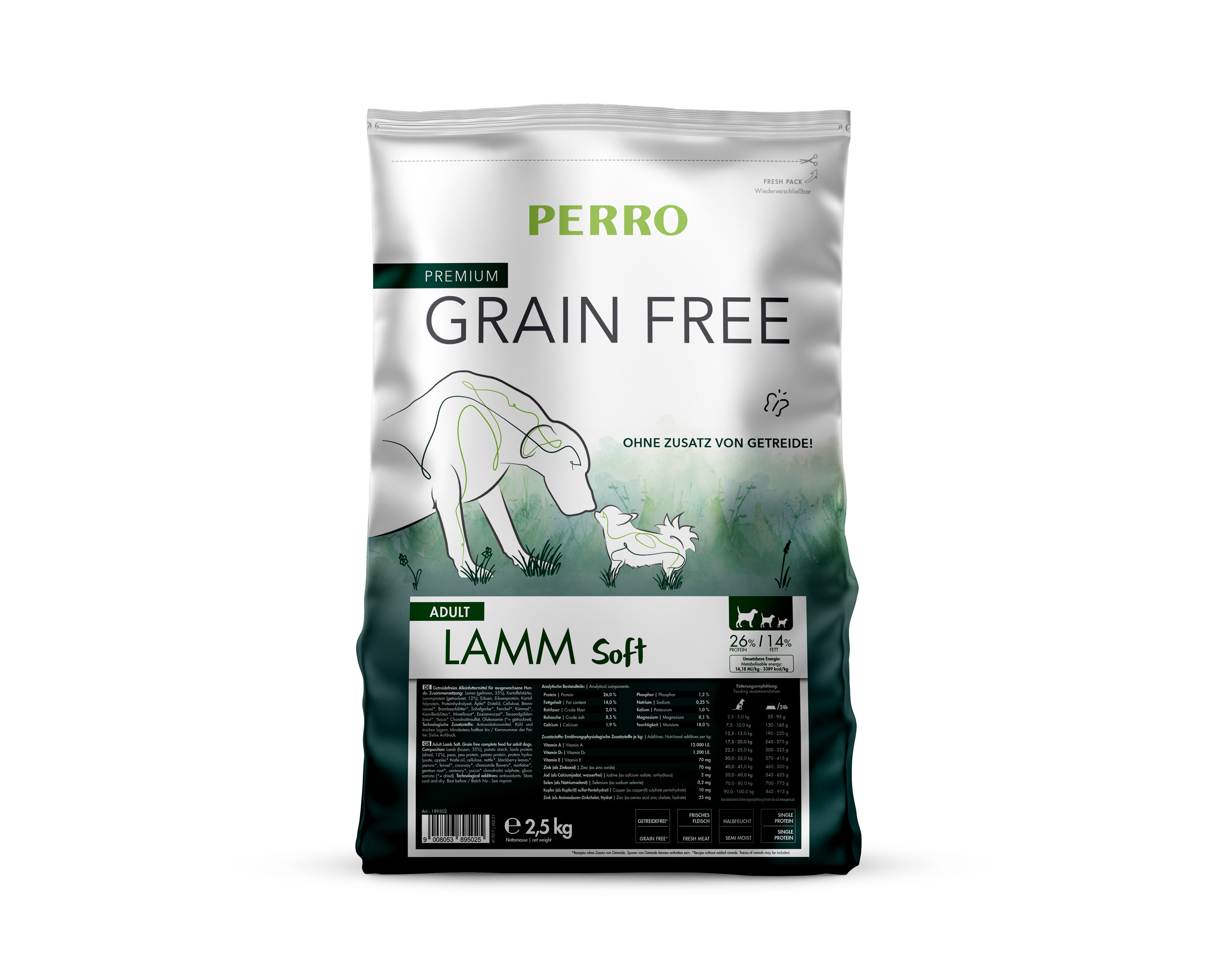 PERRO-Grain-Free-Lamm-Soft-Adult-hunde-trockenfutter-feucht-weich-2-5-kg-189502