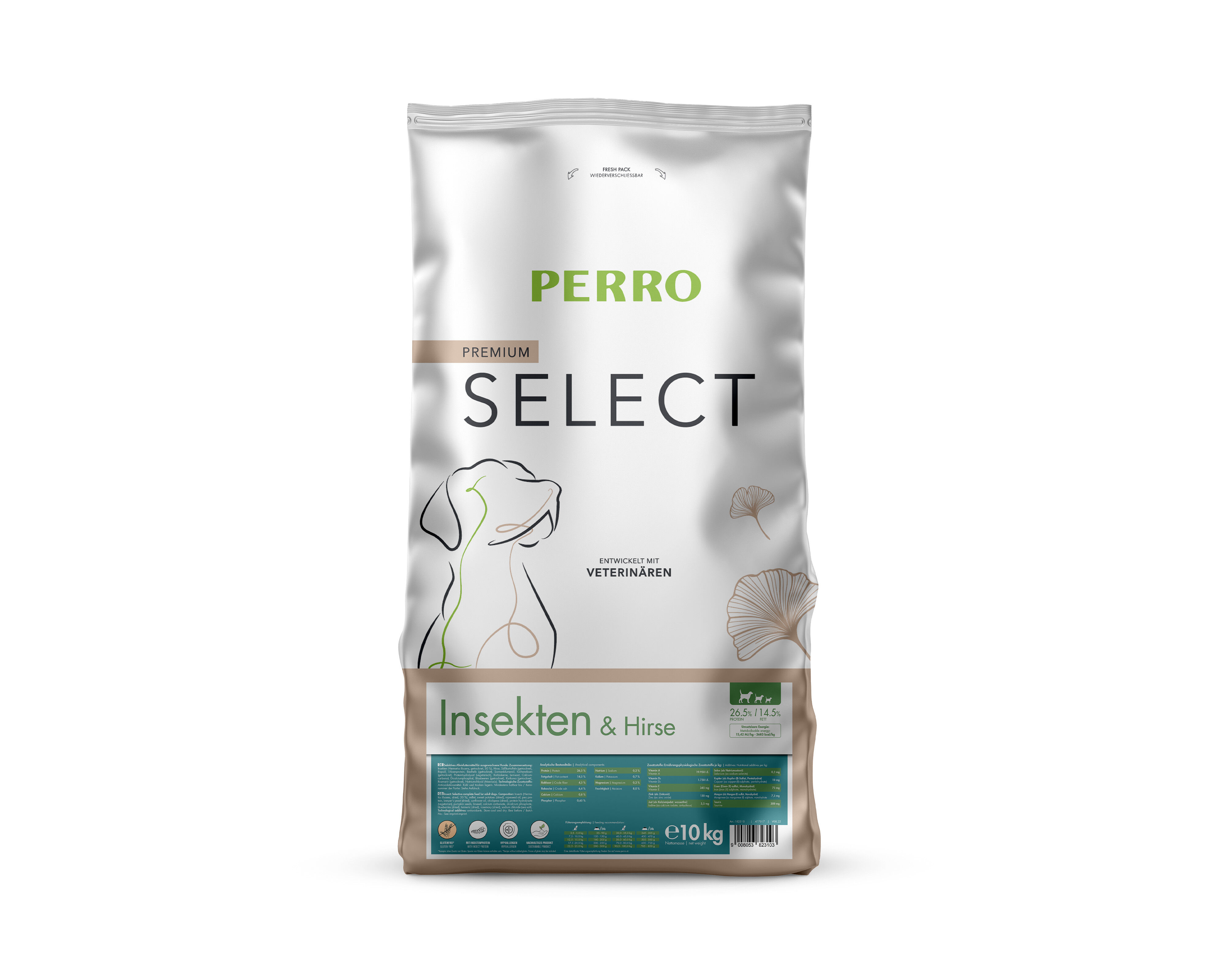 PERRO-Select-Insekten-und-Hirse-Trockenfutter-fuer-Hunde-mit-Insektenprotein-10-kg-182305 PERRO-Select-Insekten-und-Hirse-Trockenfutter-fuer-Hunde-mit-Insektenprotein-10-kg-182305