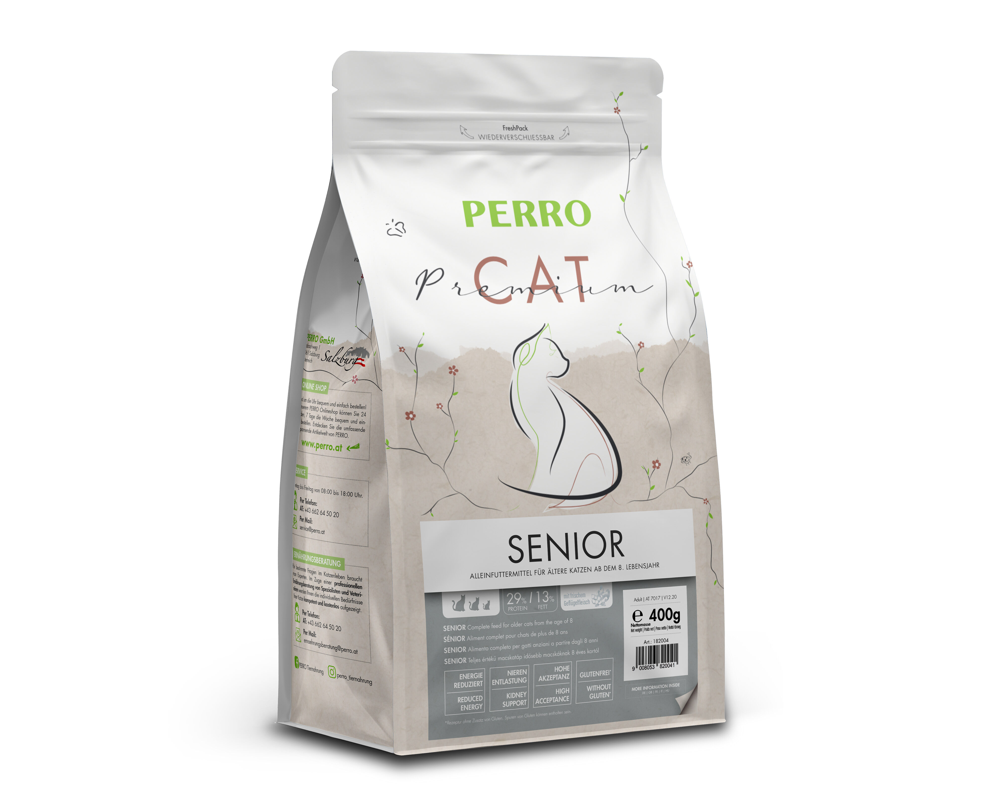 PERRO-Cat-Premium-Senior-trockenfutter-kalorienreduziert-alte-katze-400-g-182050