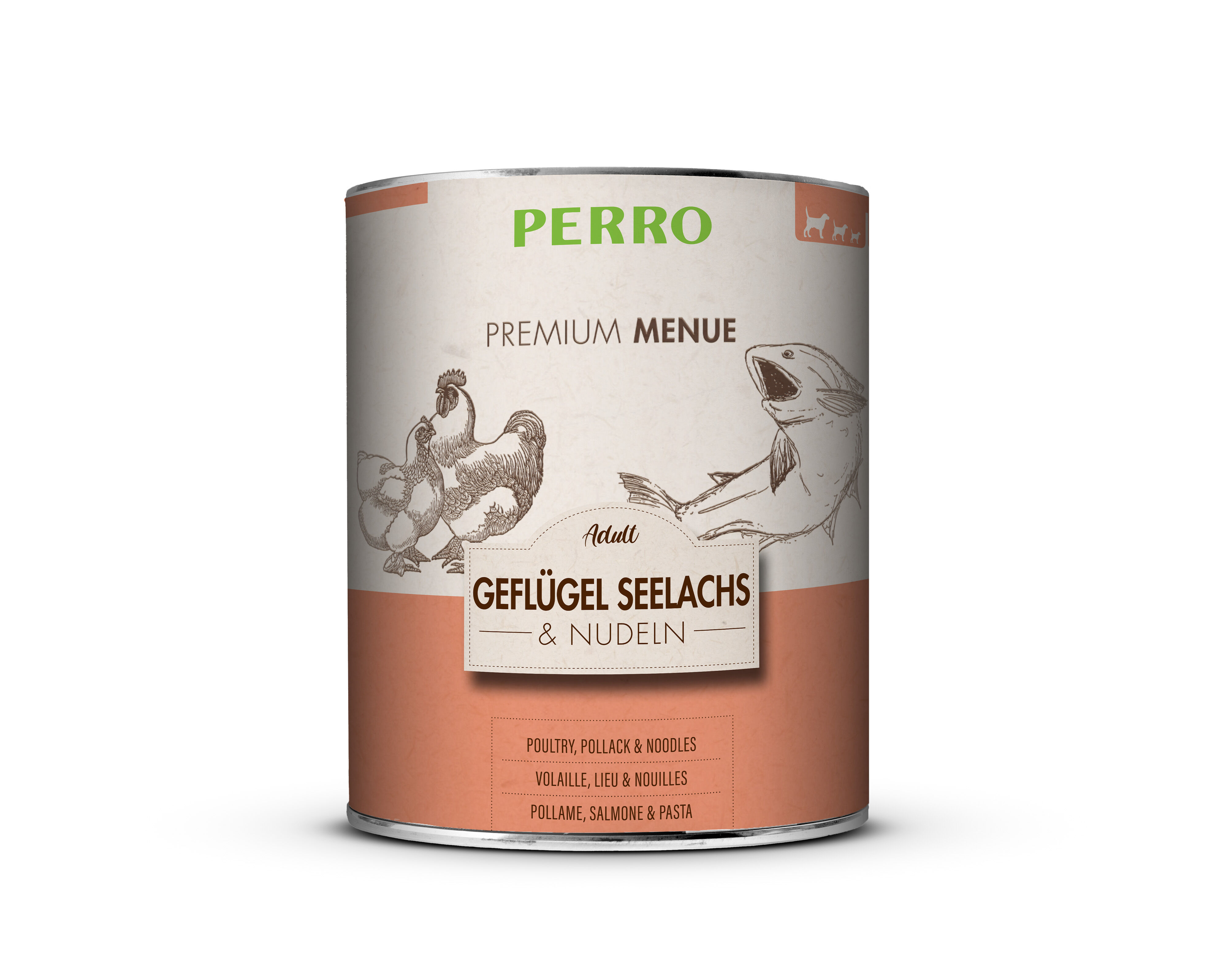 PERRO-Tiernahrung-Premium-Menue-Adult-Gefluegel-Seelachs-Nudeln-820g-Dosenfutter-fuer-Hunde-mit-hohem-Fleischanteil-185065 PERRO-Tiernahrung-Premium-Menue-Adult-Gefluegel-Seelachs-Nudeln-820g-Dosenfutter-fuer-Hunde-mit-hohem-Fleischanteil-185065