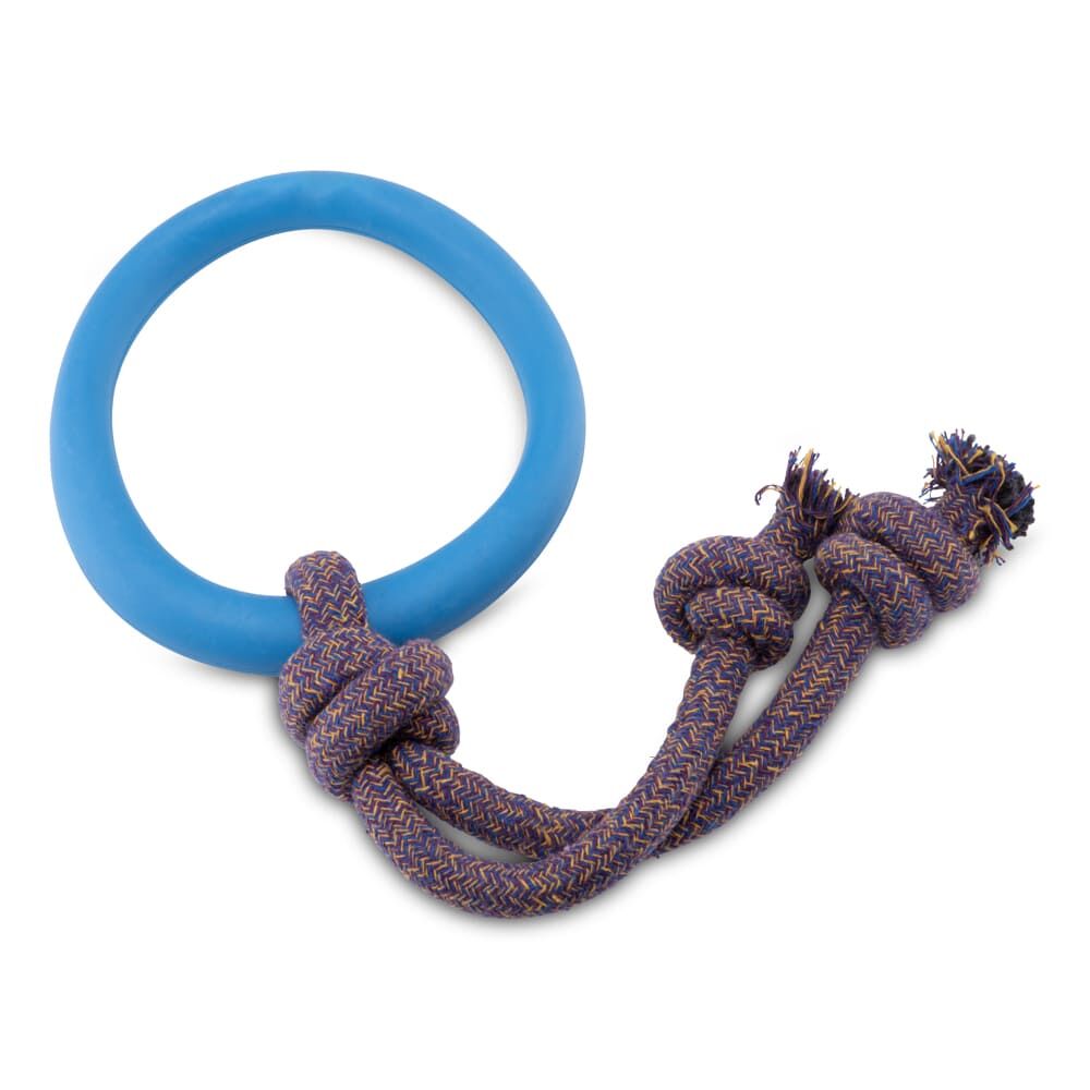 Beco-Hoop-Ring-mit-Schnur-Zerrspielzeug-fuer-Hunde-blau-BT-75381