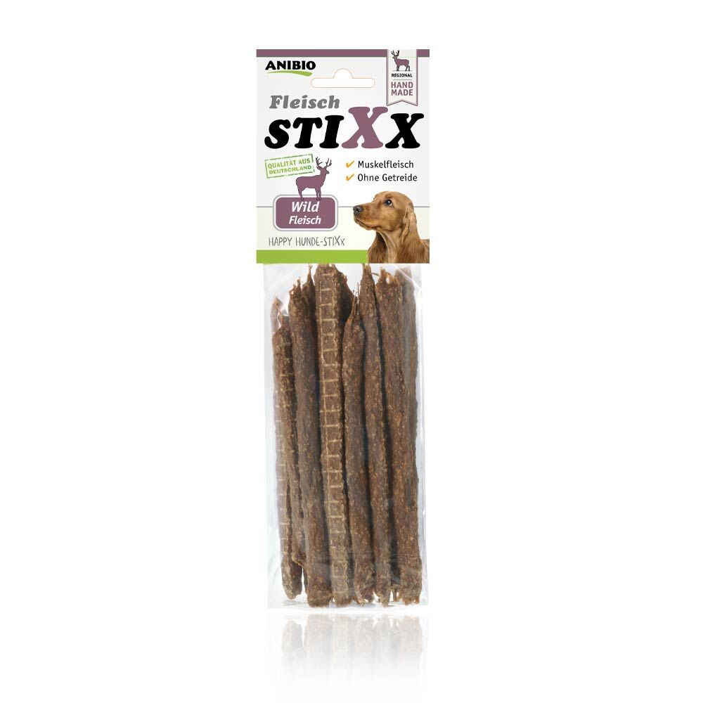 Anibio-Stixx-Wild-Muskelfleisch-glutenfrei-ohne Getreide-Handarbeit-aus-Deutschland-SB-77701