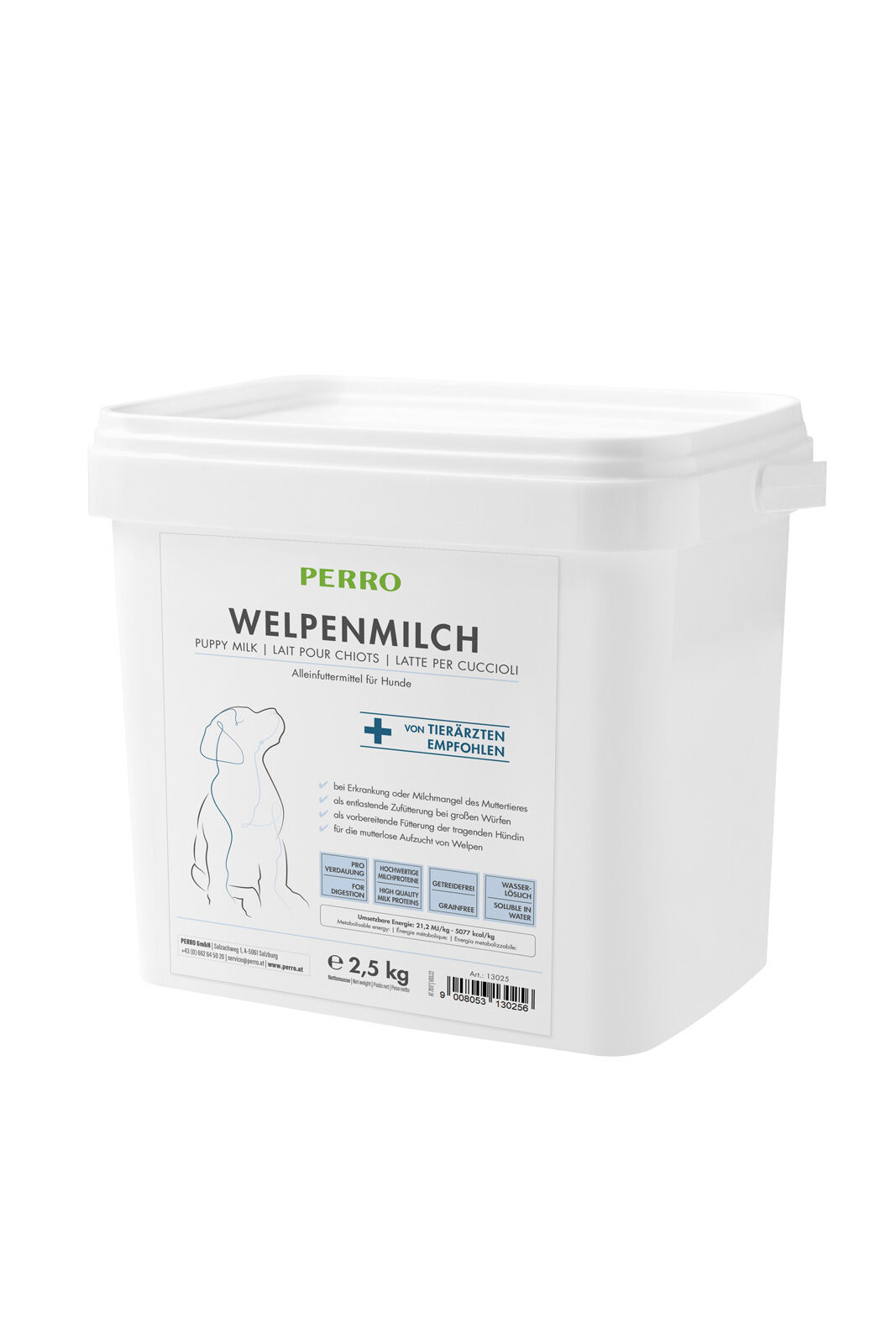 Perro-Welpenmilch-2-5kg-Welpenfutter-Hundewelpe-Ersatznahrung-13020