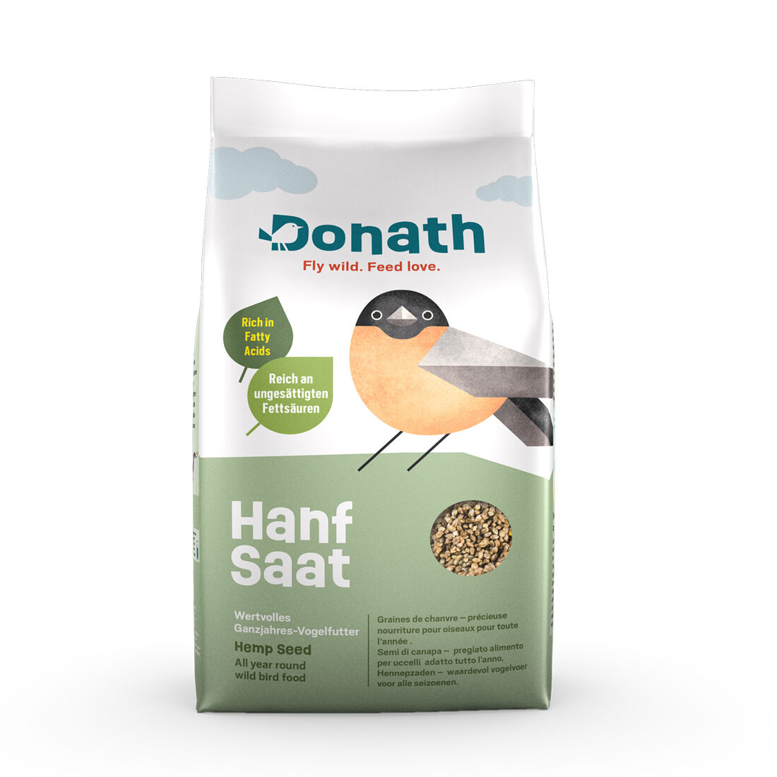 Donath-Hanfsaat-Vogelfutter-Streufutter-Wildvogel-45-74018