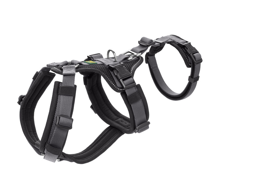 Hunter-Sicherheitsgeschirr-Maldon-schwarz-grau-Hundegeschirr-Sicherheit-H-69649