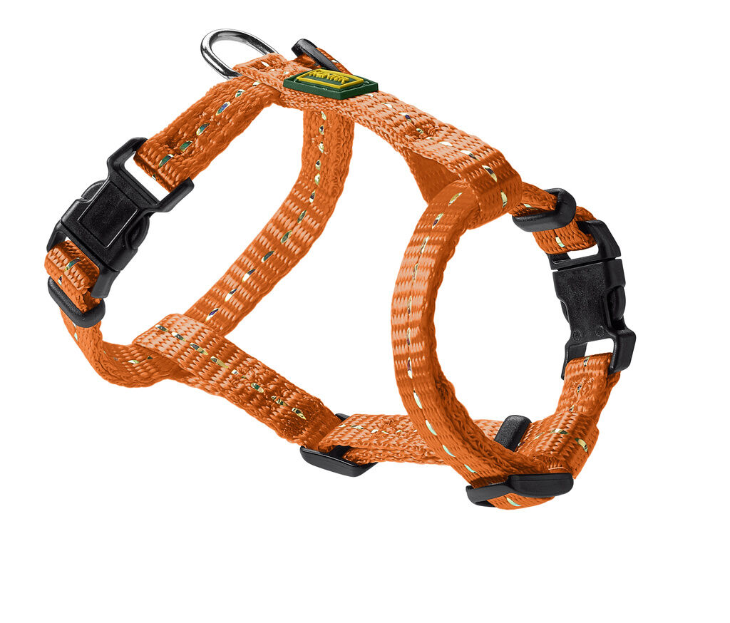 Hunter-Geschirr-Tripoli-reflektierend-orange-reissfestes-Zuggeschirr-fuer-Hunde-H-67117 Hunter-Geschirr-Tripoli-reflektierend-orange-reissfestes-Zuggeschirr-fuer-Hunde-H-67117