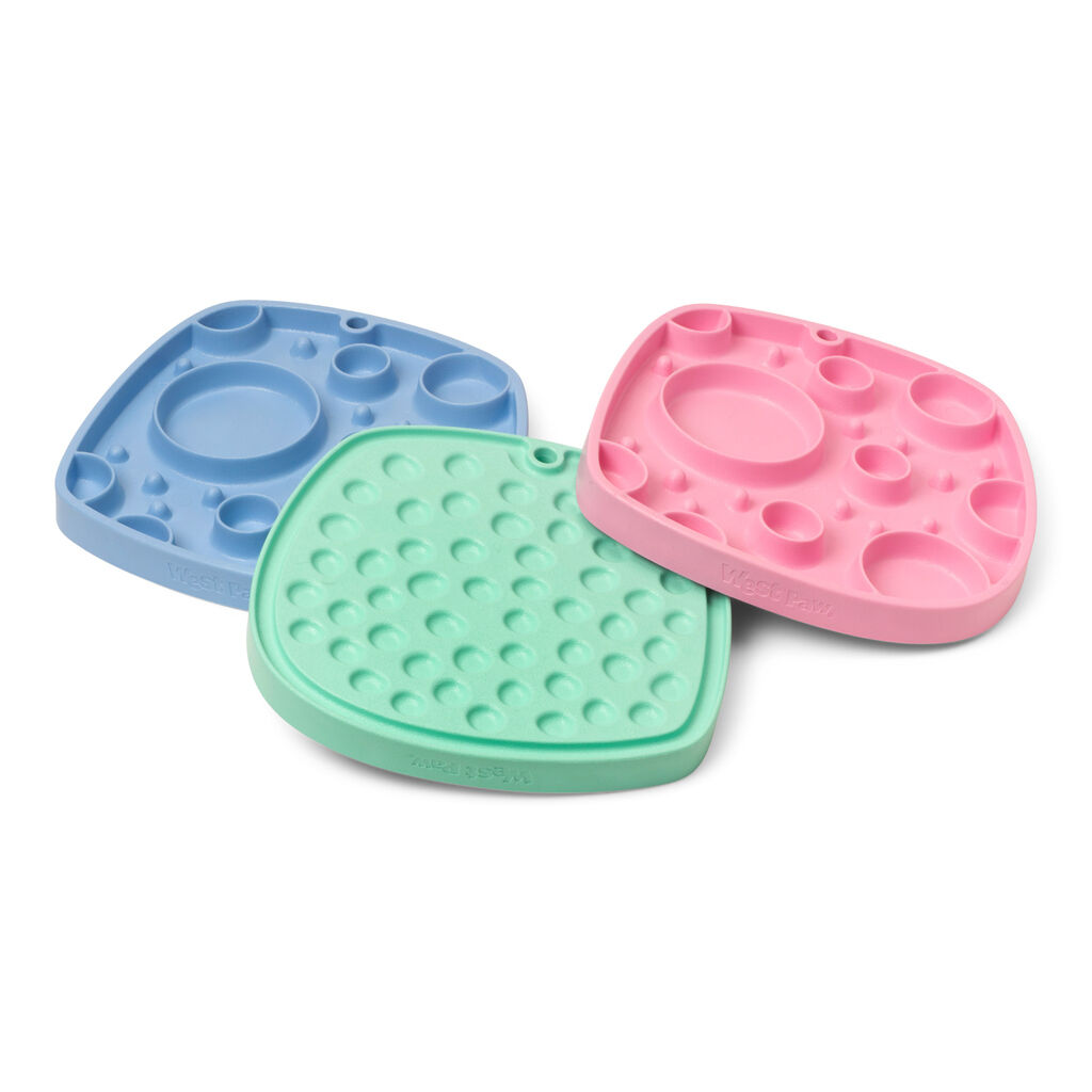West-Paw-Design-Leckmatte-Slow-Feeder-Feast-Mat-Bubbles-Schleckmatte-Hund-22900 West-Paw-Design-Leckmatte-Slow-Feeder-Feast-Mat-Bubbles-Schleckmatte-Hund-22900