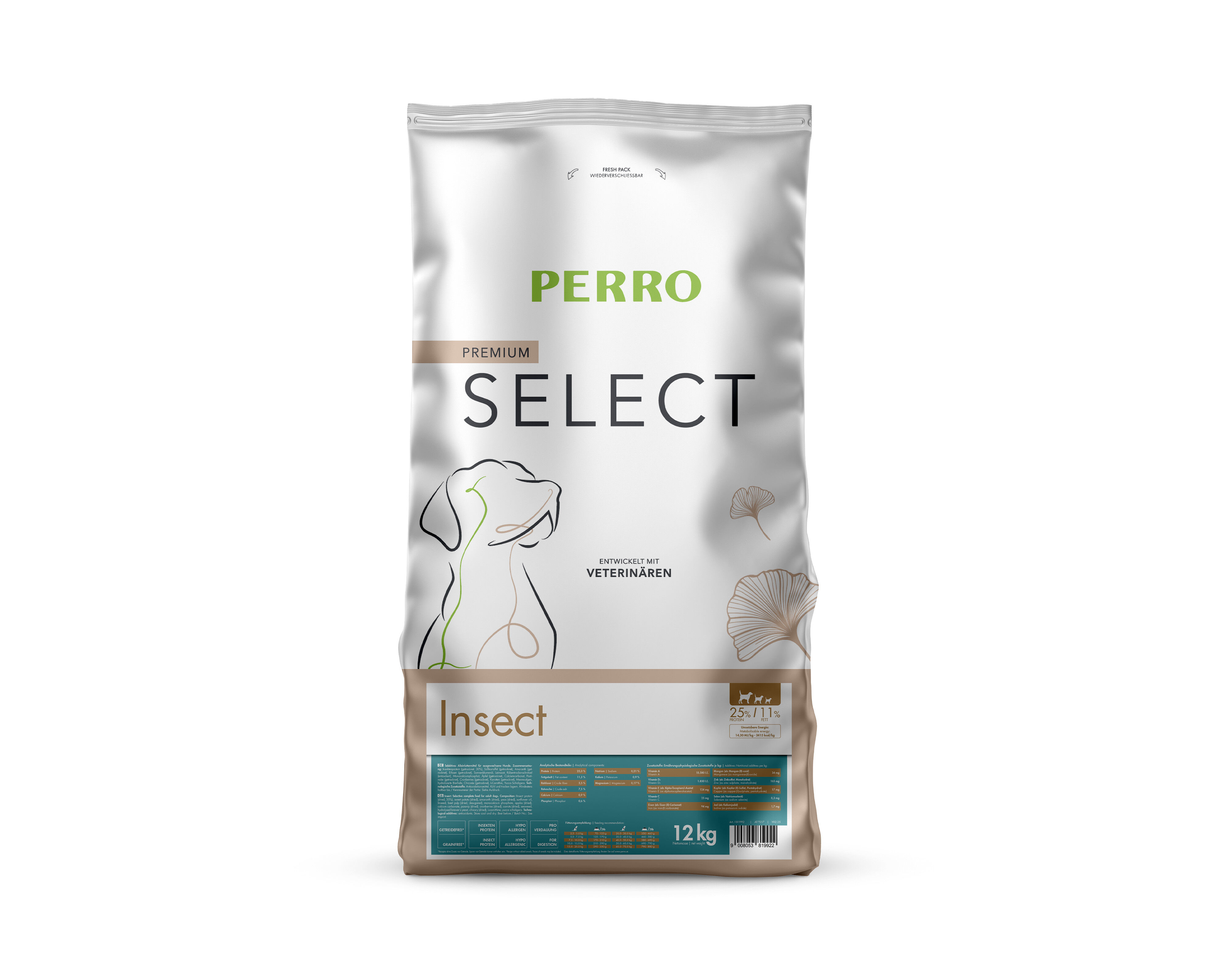 PERRO-Select-Insect-trockenfutter-insektenprotein-hund-10-kg-181990