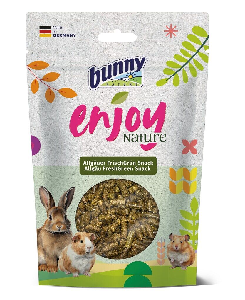 Bunny-EnjoyNature-Allgaeuer-Frisch-Gruen-Snack-getrocknete-Snack-Pellets-fuer-Kaninchen-und-Nager-BU-15522