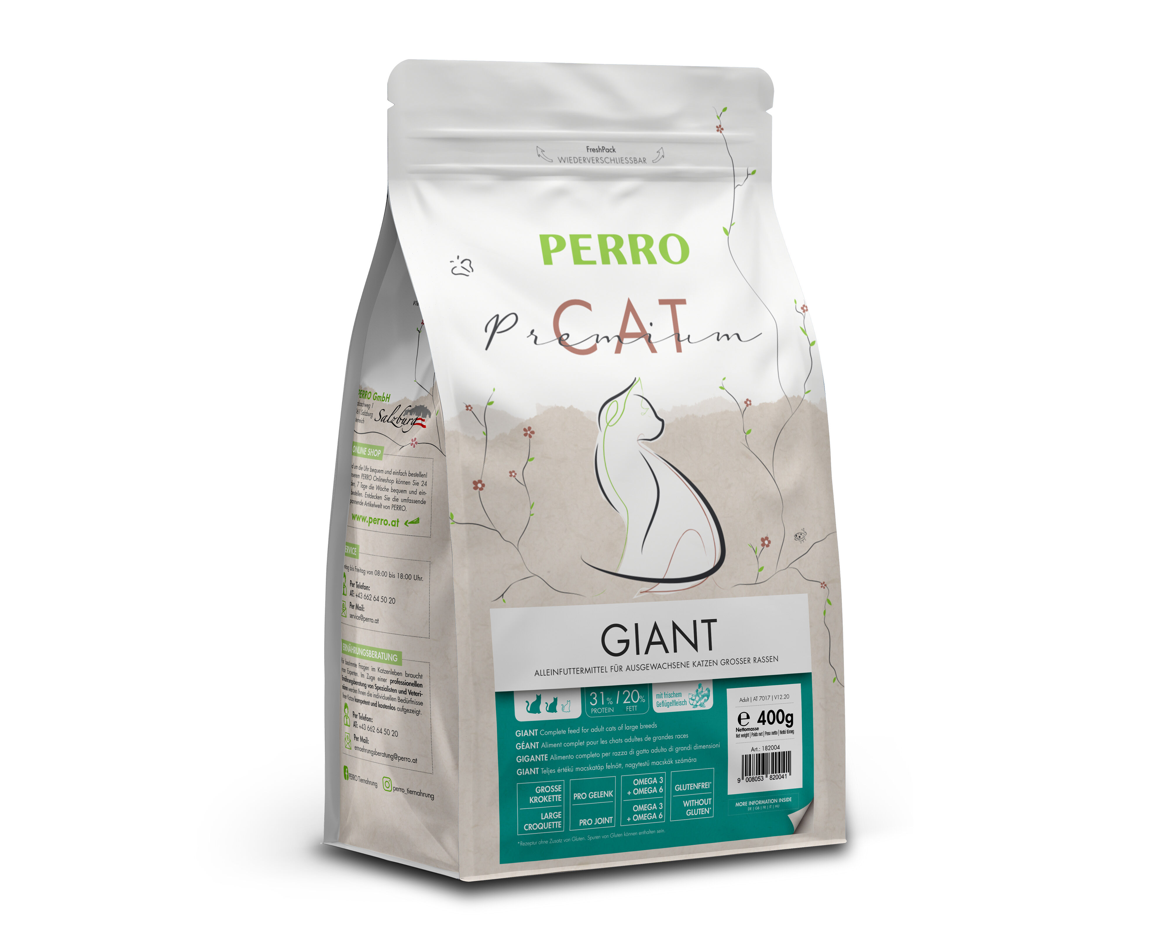 PERRO-Cat-Premium-Giant-trockenfutter-katze-xxl-grosse-kroketten-400-g-182064